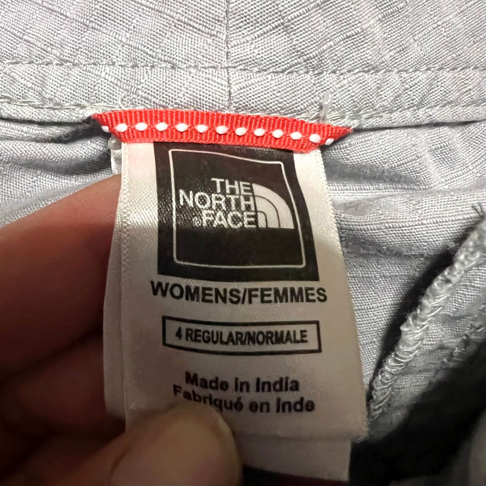 The North Face The North Face Pants Capri Womens 4 (30x24.5) Ripstop Straight Roll Up Hiking Gray Capris Womens 4 Size 27" / US 4 / IT 40 - 5 Thumbnail