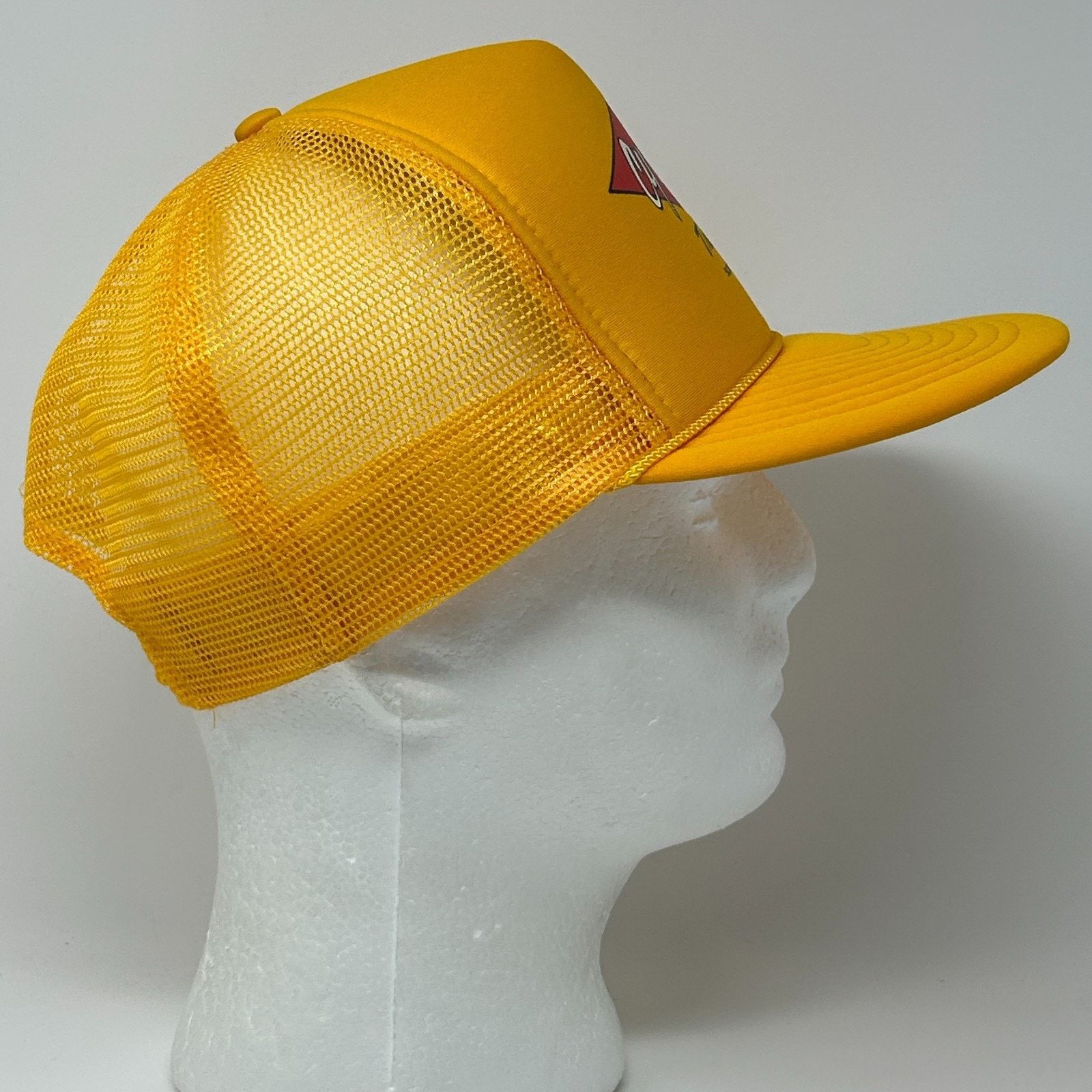Vintage Vintage 90s Cy Camp Trucking Trucker Hat Baseball Cap Yellow Size ONE SIZE - 7 Thumbnail
