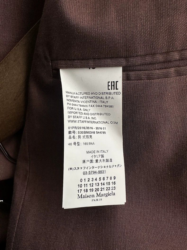 Maison Margiela Maison Margiela Gun-necked suit Size 46R - 5 Thumbnail