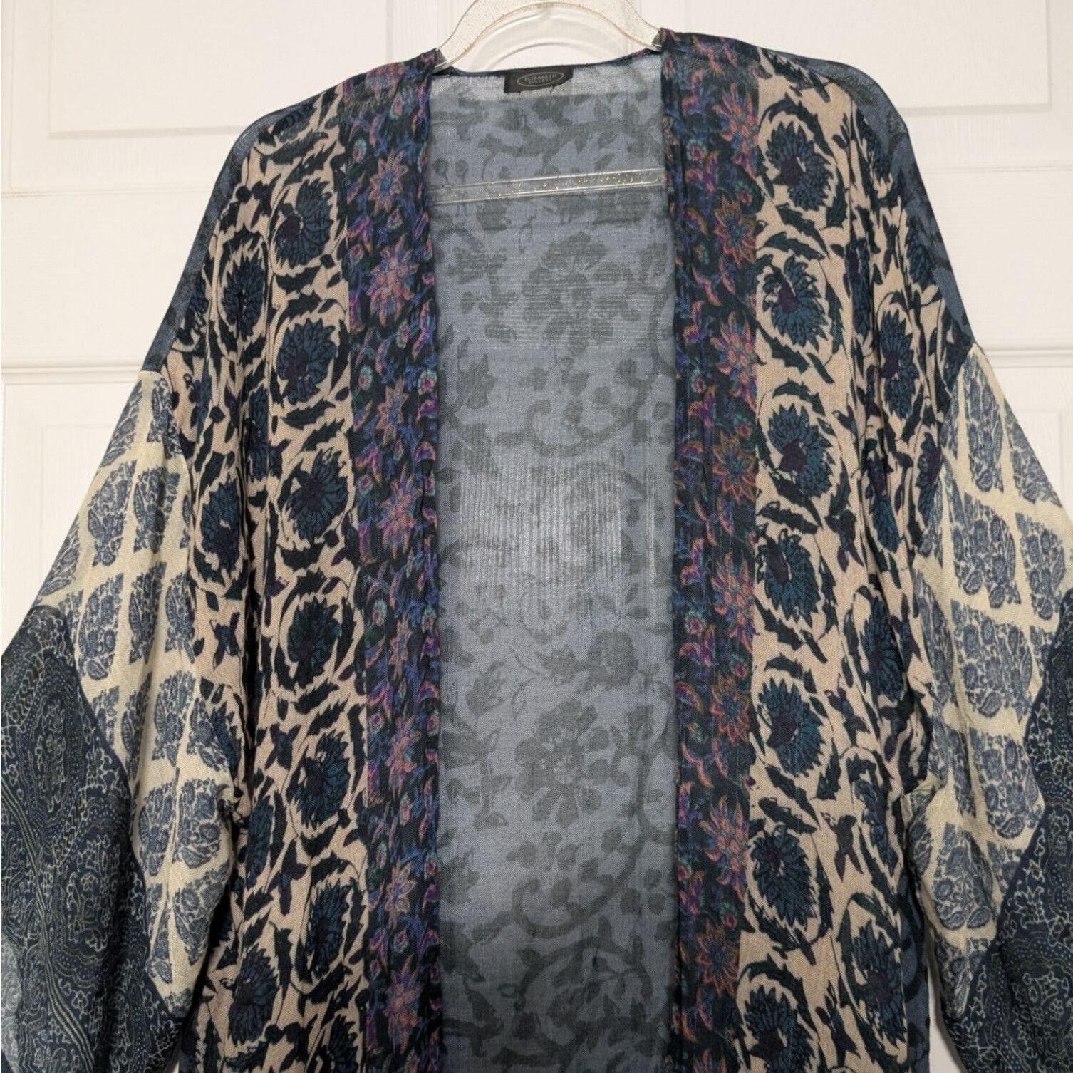 Anthropologie Anthropologie Elizabeth Gillett Floral Indira Kimono Womens Size ONE SIZE - 2 Thumbnail