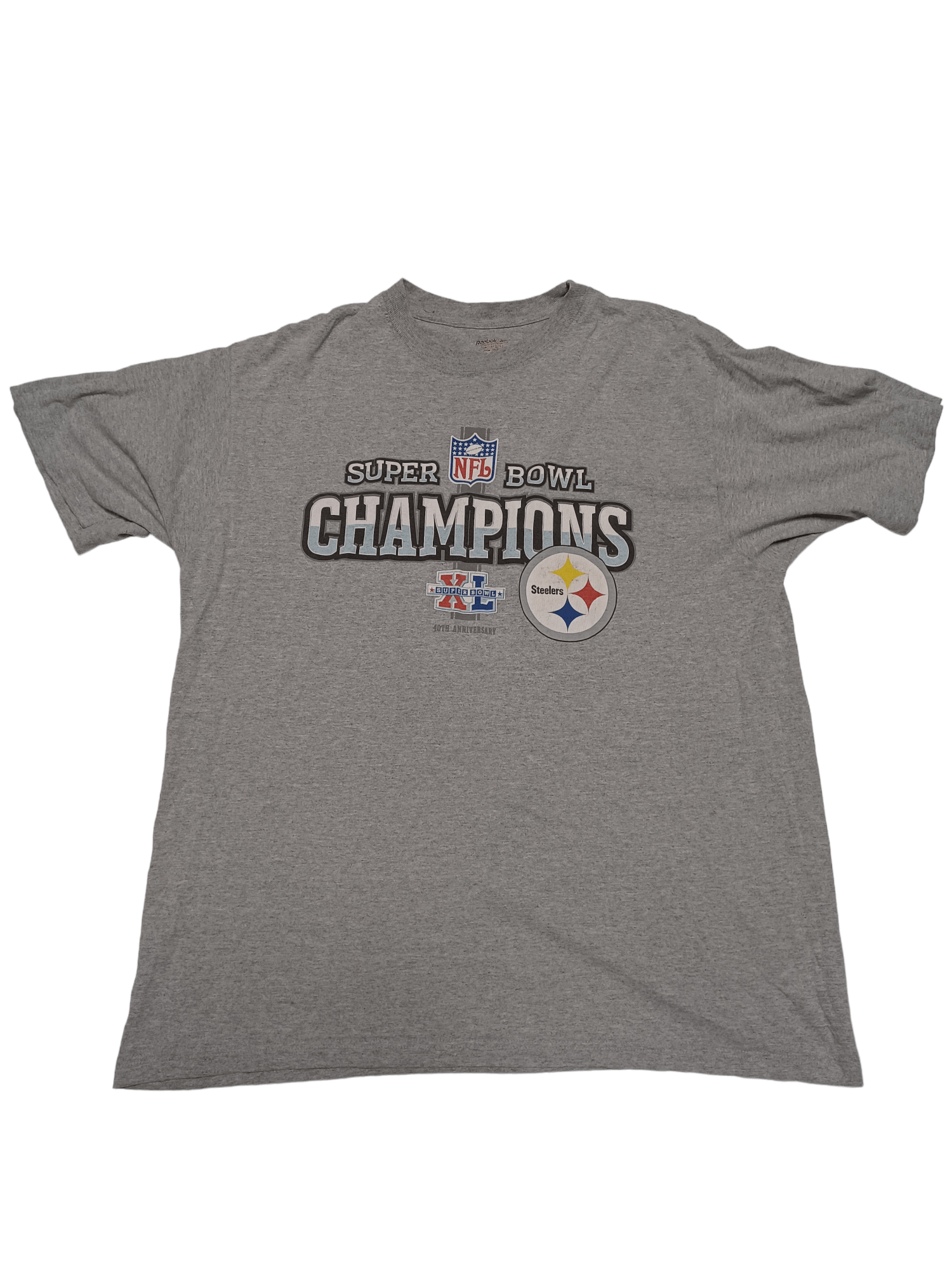 Reebok 2006 vintage super bowl XL Pittsburgh Steelers tee nfl Size US XL / EU 56 / 4 - 1 Thumbnail