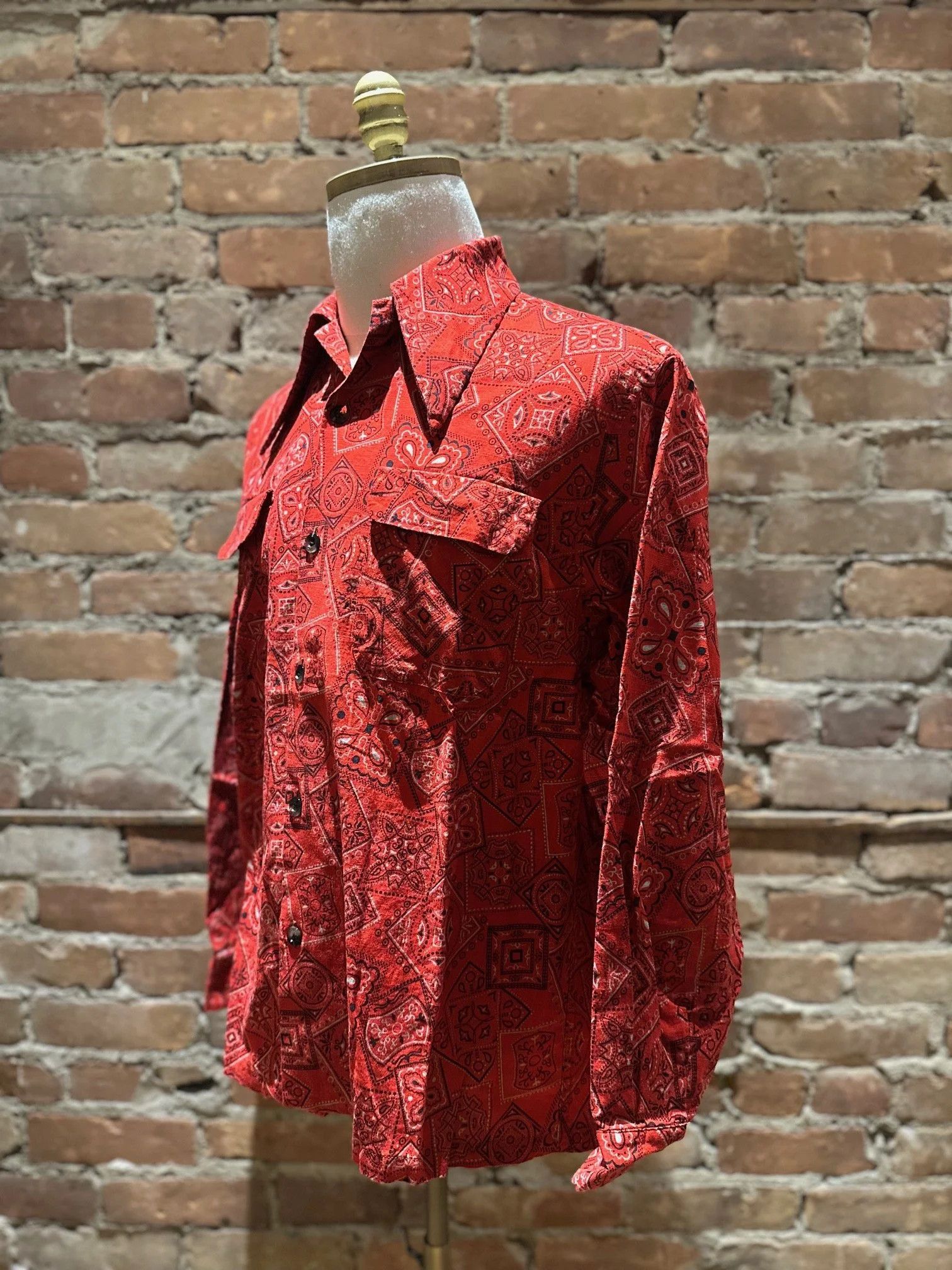 Kapital Kapital Red Bandana Print Western Shirt Size US M / EU 48-50 / 2 - 2 Thumbnail
