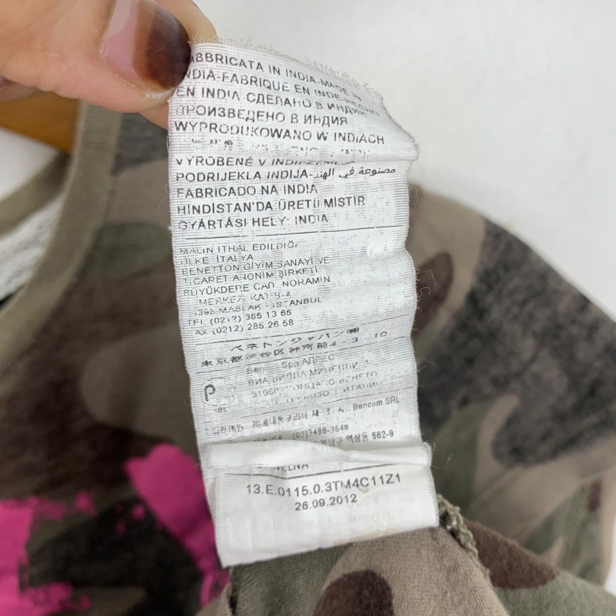 Sisley SISLEY Is Better Than Everyone Else Brand Camouflage Tshirt Size 3XL / US 20-22 - 7 Thumbnail