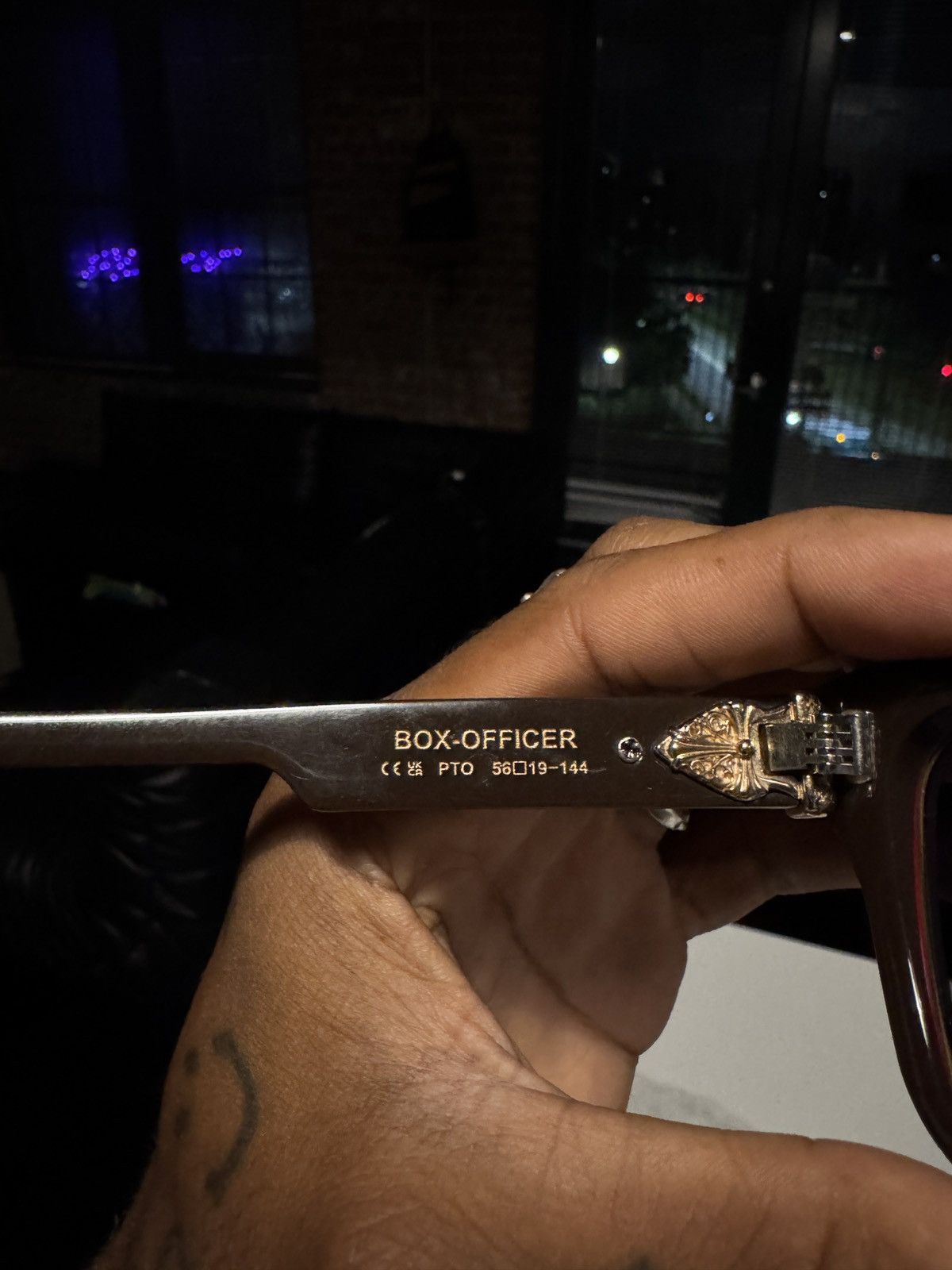 Chrome Hearts × Matty Boy Chrome Hearts Box-Officer Frames Size ONE SIZE - 7 Thumbnail