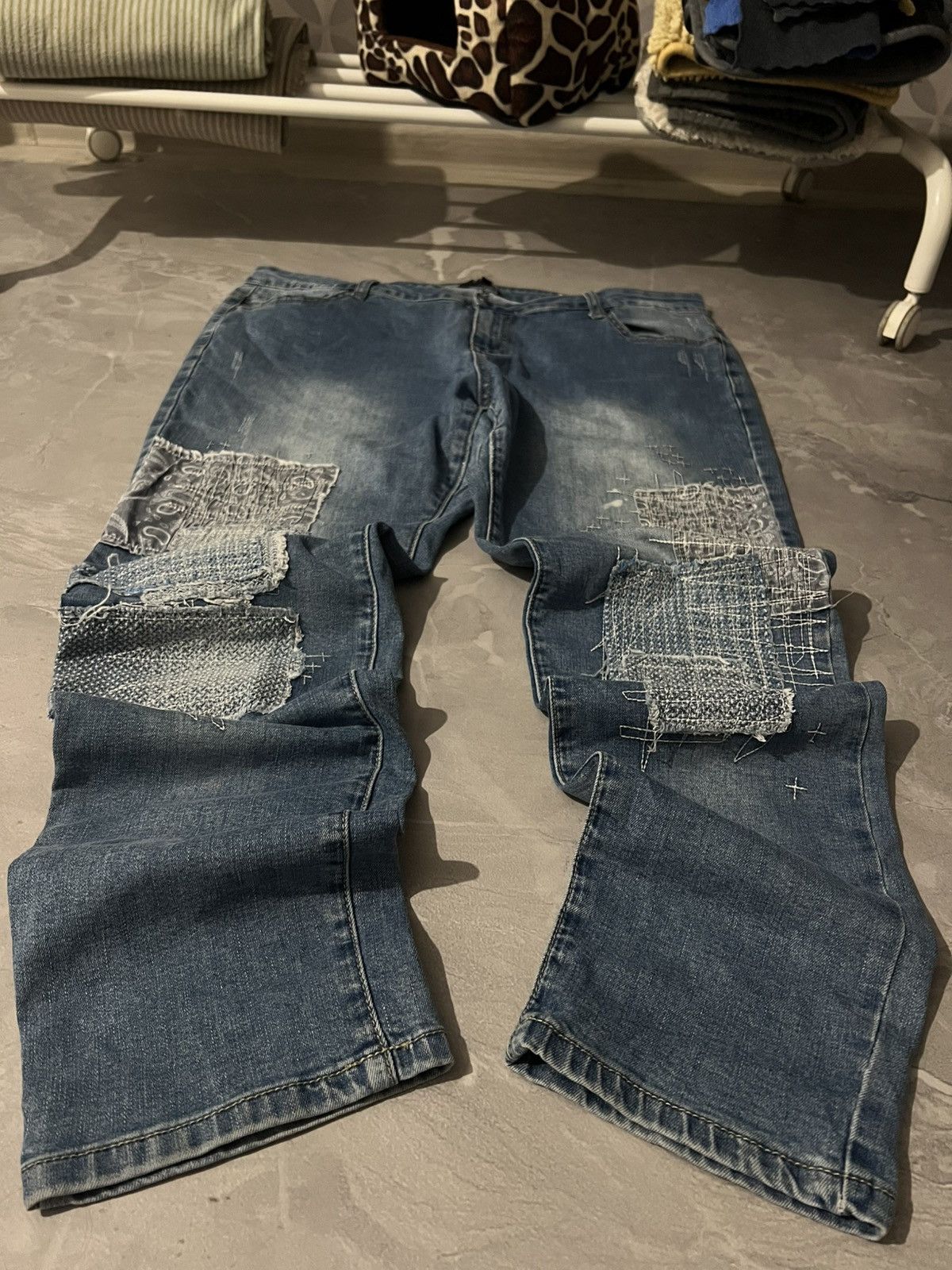 Japanese Brand Archive JOHNNY WOLF Visual Kei ankle zipper's jeans