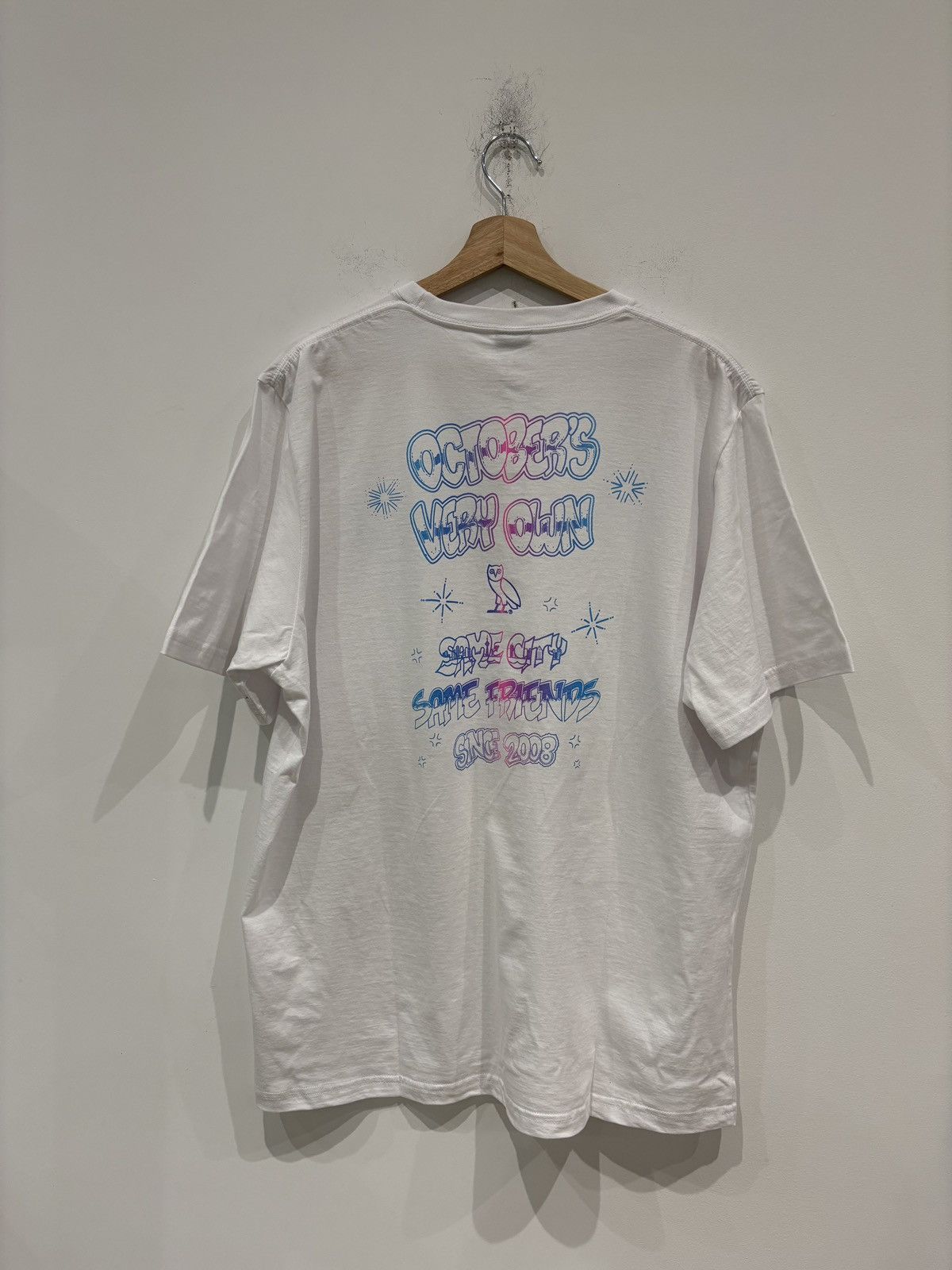 October's Very Own OVO Same City Same Friends Bubble Shirt White Size US XXL / EU 58 / 5 - 6 Thumbnail