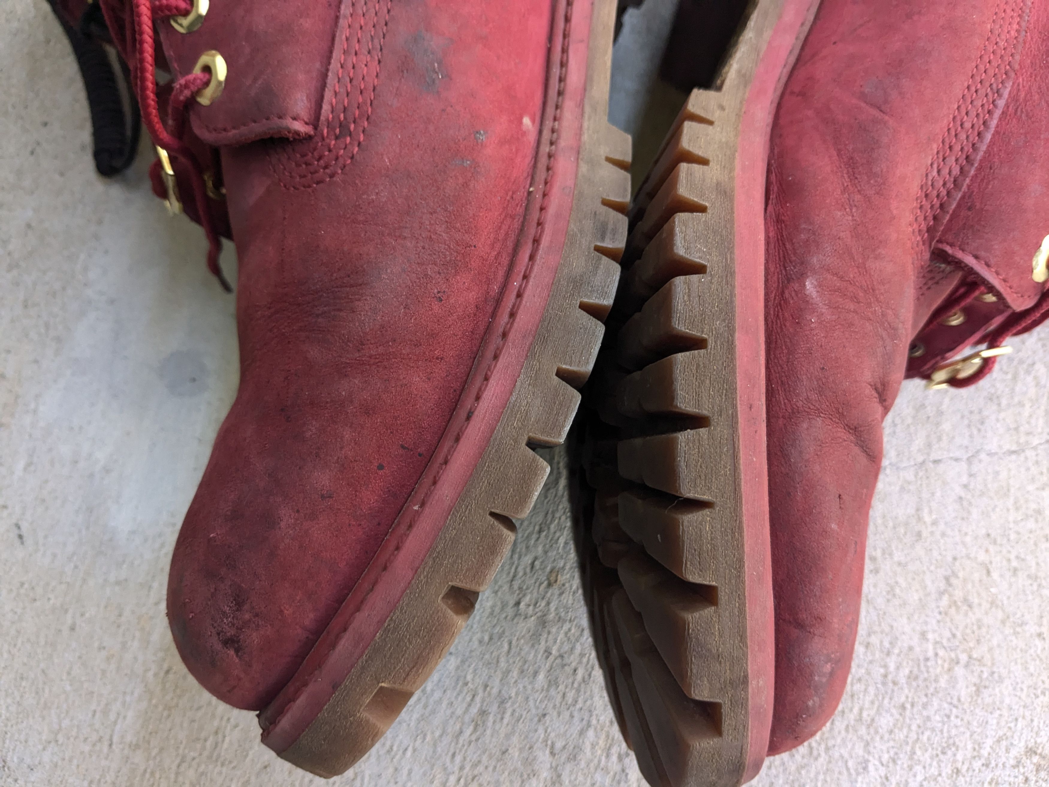 Timberland Timberland Boots Red Leather 11 M Suede Size US 11 / EU 44 - 11 Thumbnail