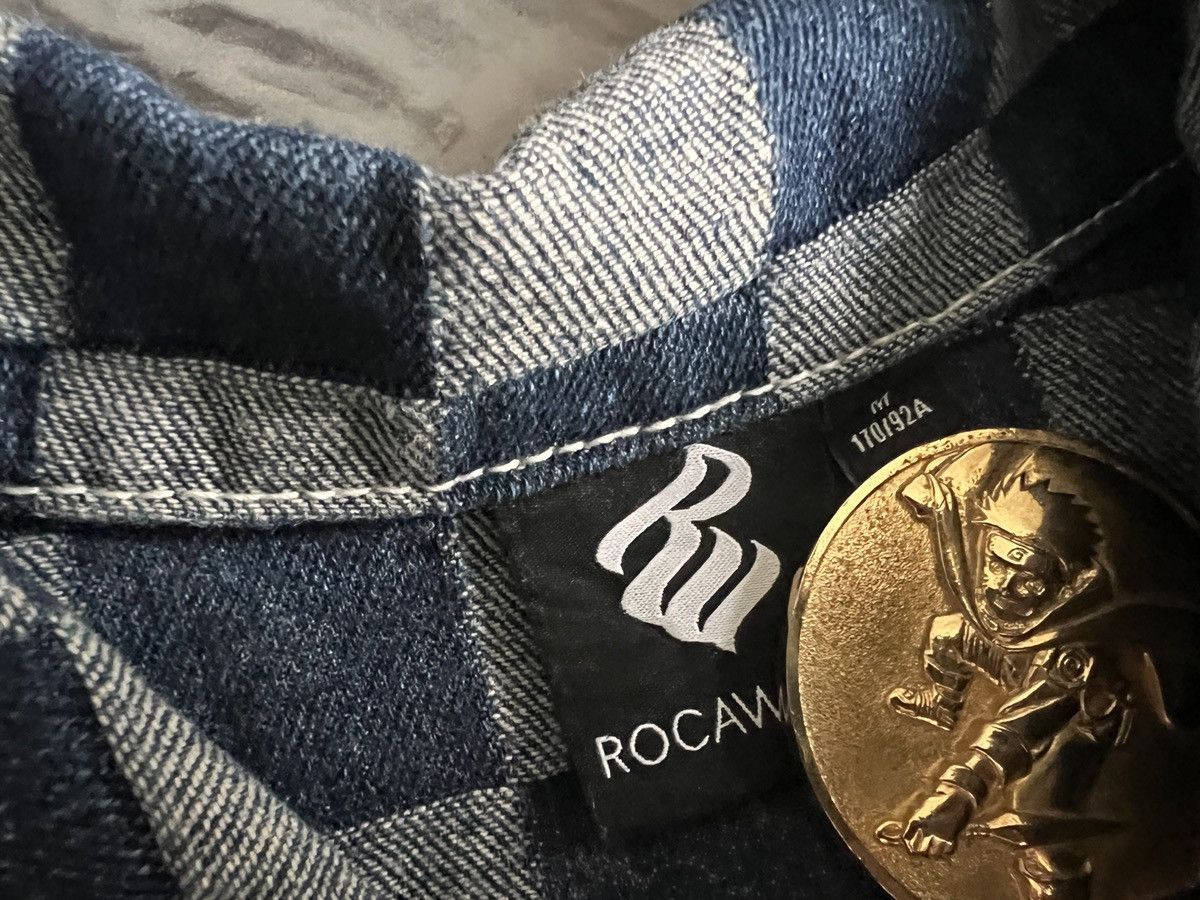 Rocawear Roca Wear : Check Board Pattern Denim Jacket Size US M / EU 48-50 / 2 - 11 Thumbnail