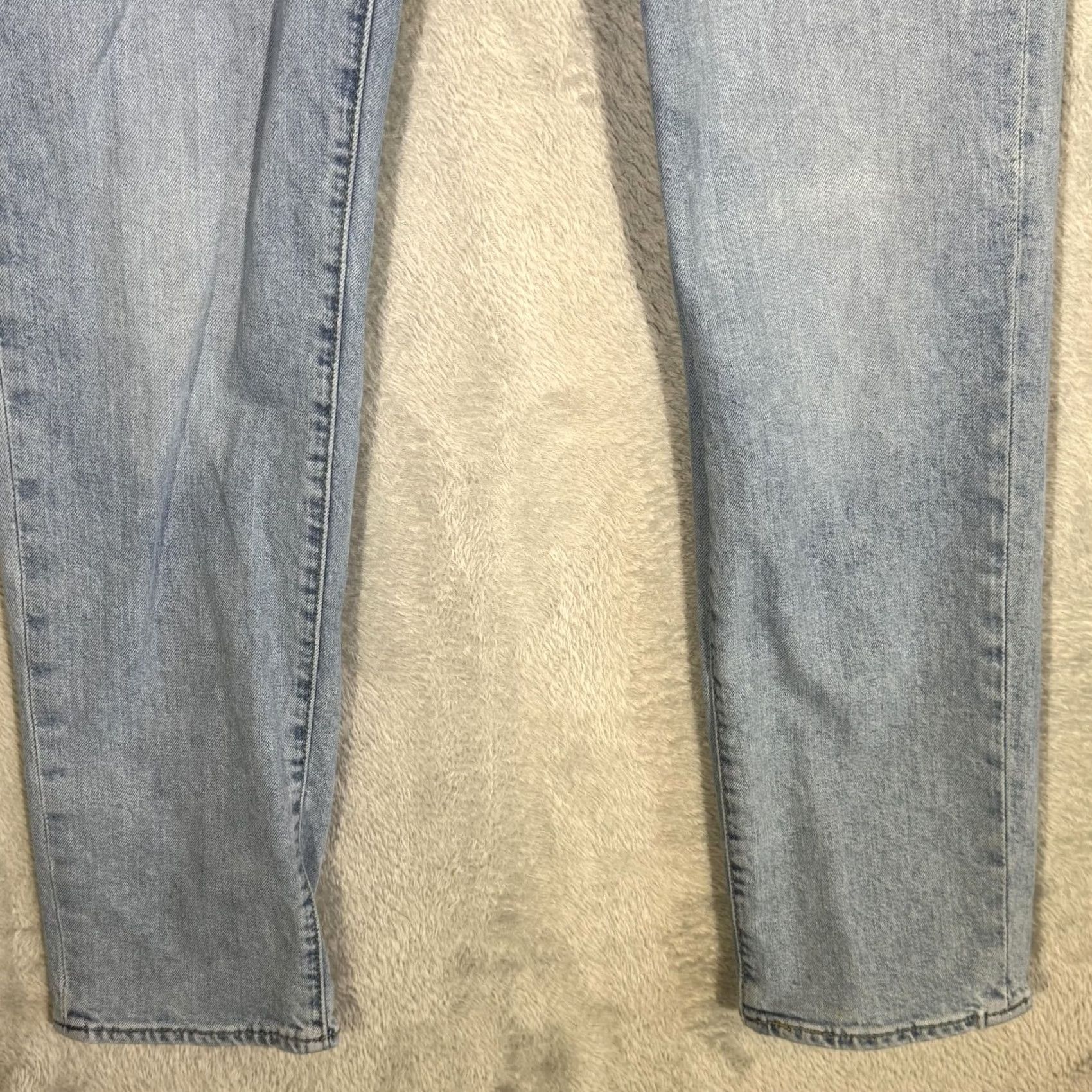 Levi's VINTAGE Levis 511 Jeans Mens 32x30 Slim Fit Tapered Stretch Light Wash Denim Zip Fly Size US 32 / EU 48 - 5 Thumbnail