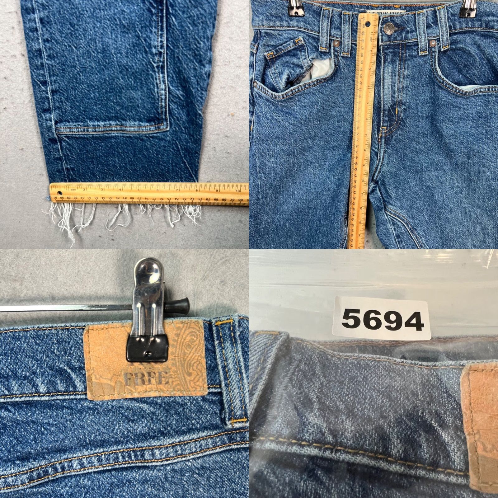 Vintage We The Free Womens Jeans Shirt? Size 28" / US 6 / IT 42 - 8 Thumbnail