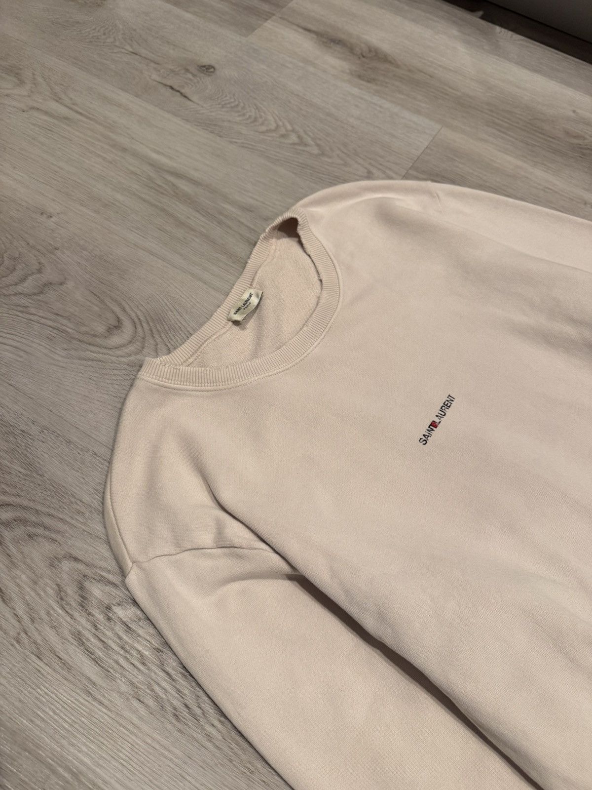Saint Laurent Paris s/s 2017 saint laurent logo sweatshirt!! Size US L / EU 52-54 / 3 - 3 Thumbnail