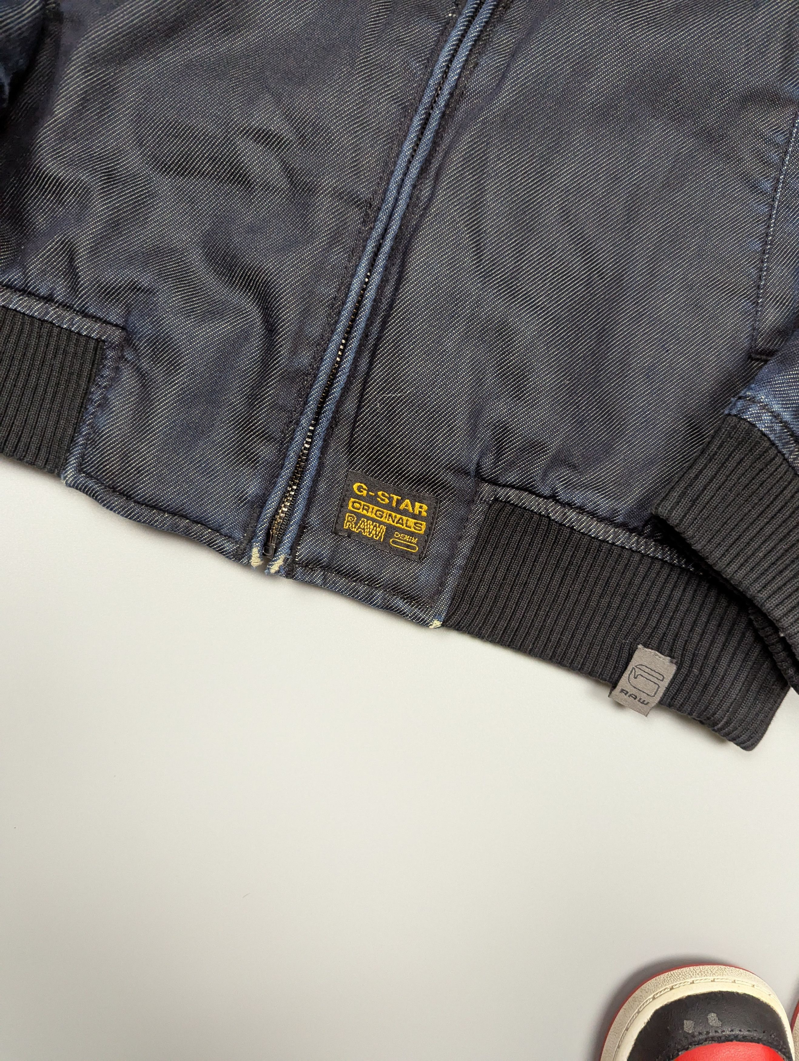 G-Star × Vintage G-Star RAW Dawn Denim Jacket Womens Dark Blue FullZip Jacket Size XS / US 0-2 / IT 36-38 - 6 Thumbnail
