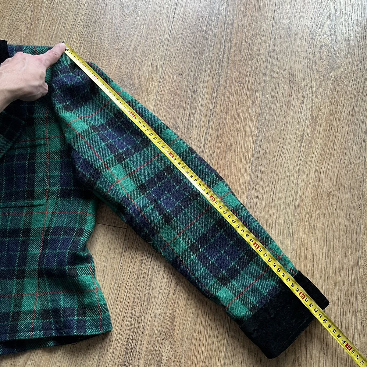 Yves Saint Laurent Archive Saint laurent rive gauche tartan short wool jacket Size L / US 10 / IT 46 - 14 Thumbnail