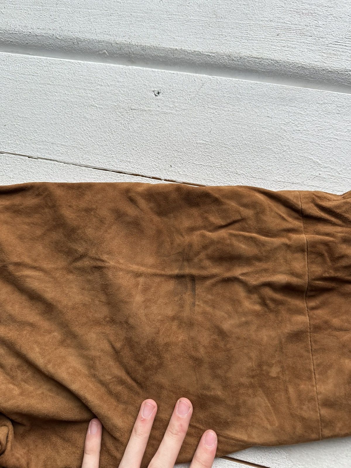 Leather 🚨Vintage leather pants motorcycles BROWN LUXURY Y2K Size 26" / US 2 / IT 38 - 12 Thumbnail