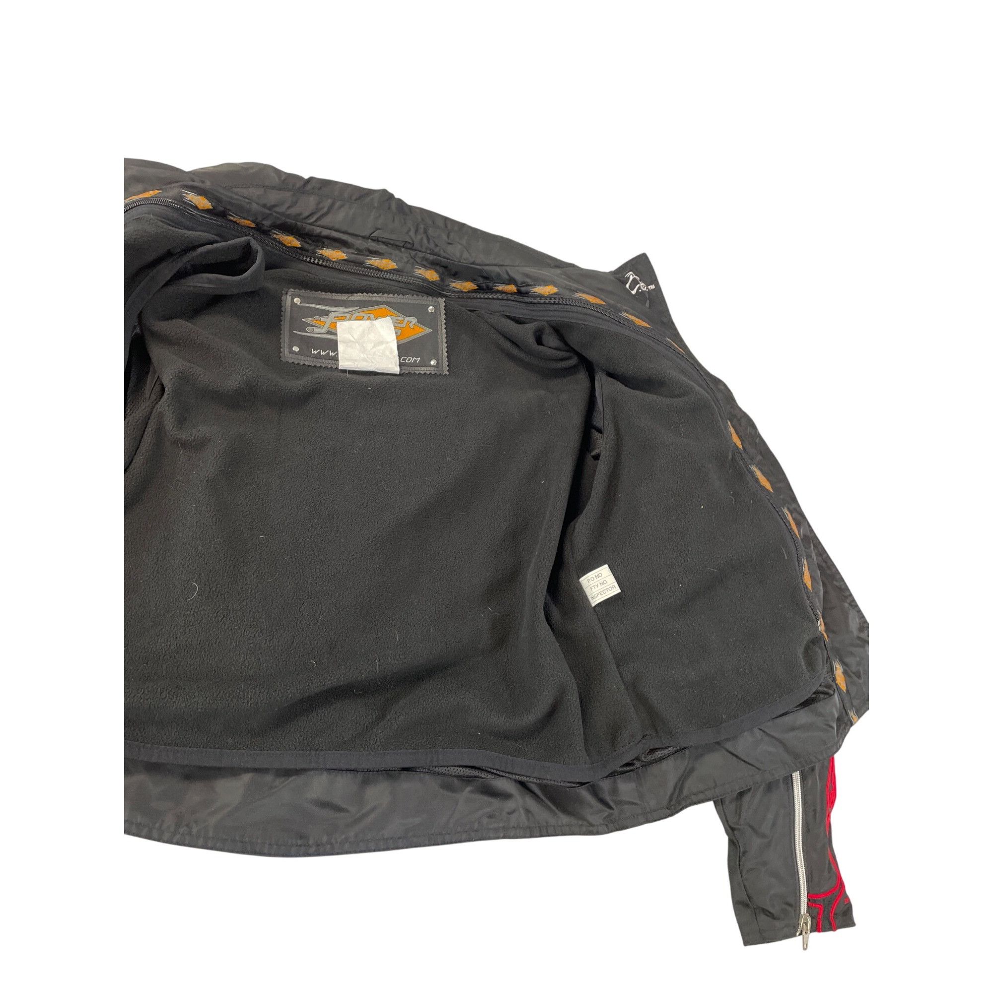 Power Trip Orange County Choppers Womens Black Nylon Motorcy