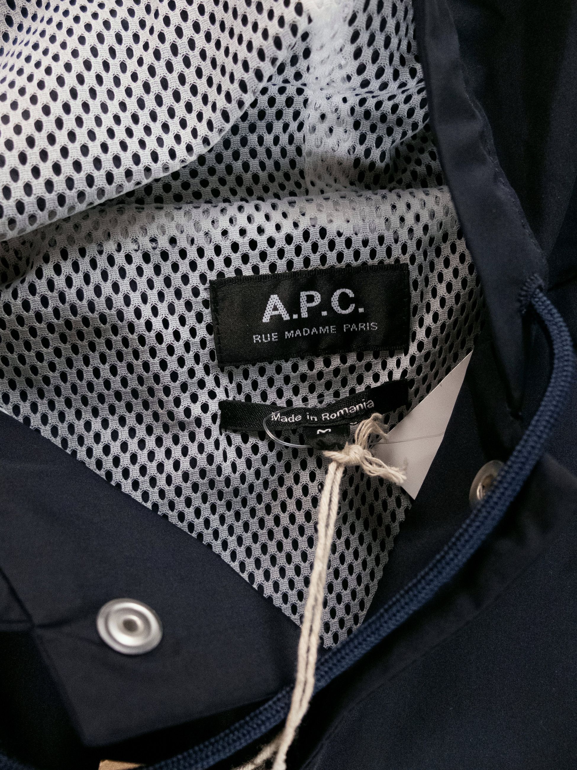 A.P.C. A.P.C. Greg navy blue hooded light blouson jacket Medium Size US M / EU 48-50 / 2 - 8 Thumbnail