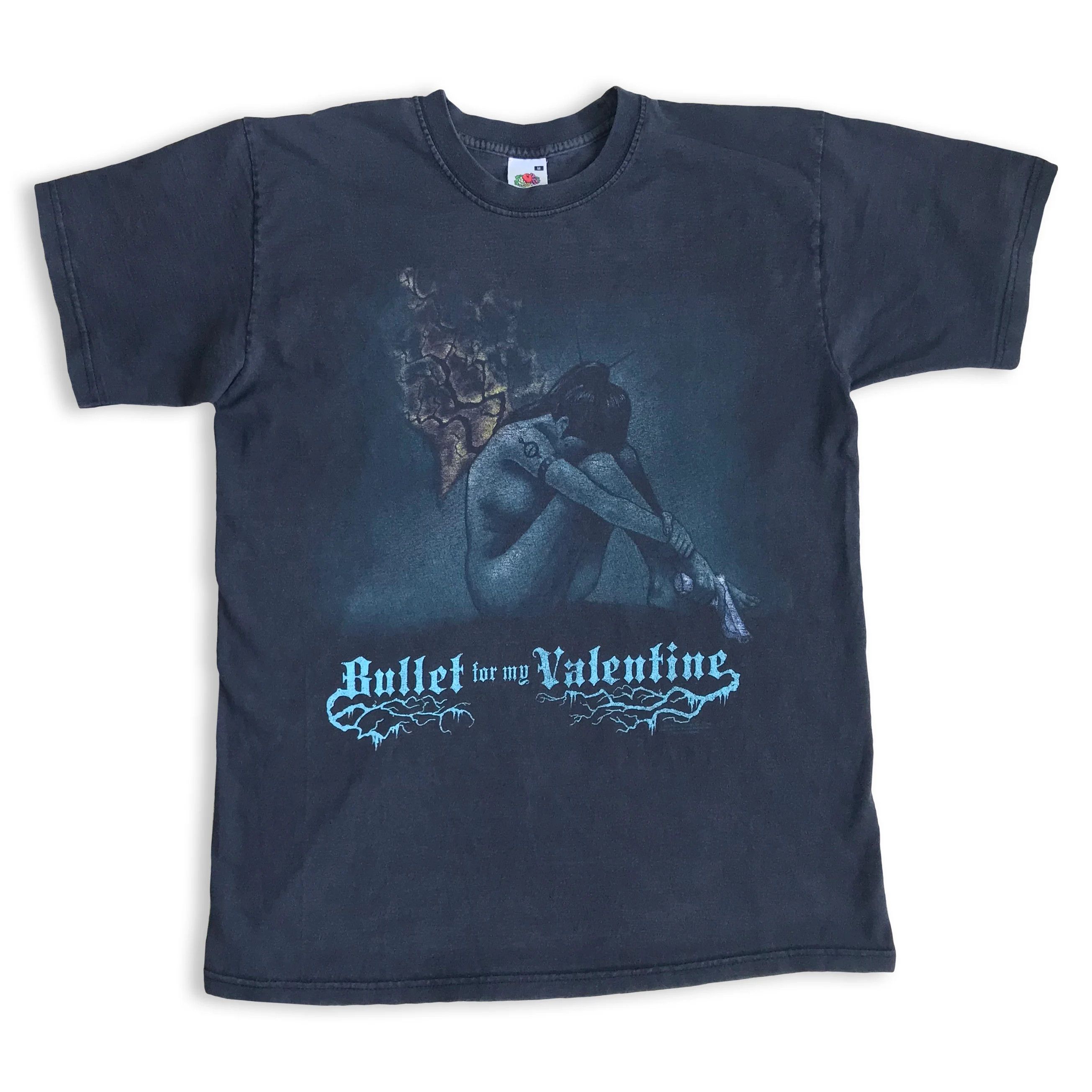 Fruit Of The Loom Vintage Y2K Bullet For My Valentine T shirt Rock Band Tee Size US M / EU 48-50 / 2 - 2 Thumbnail