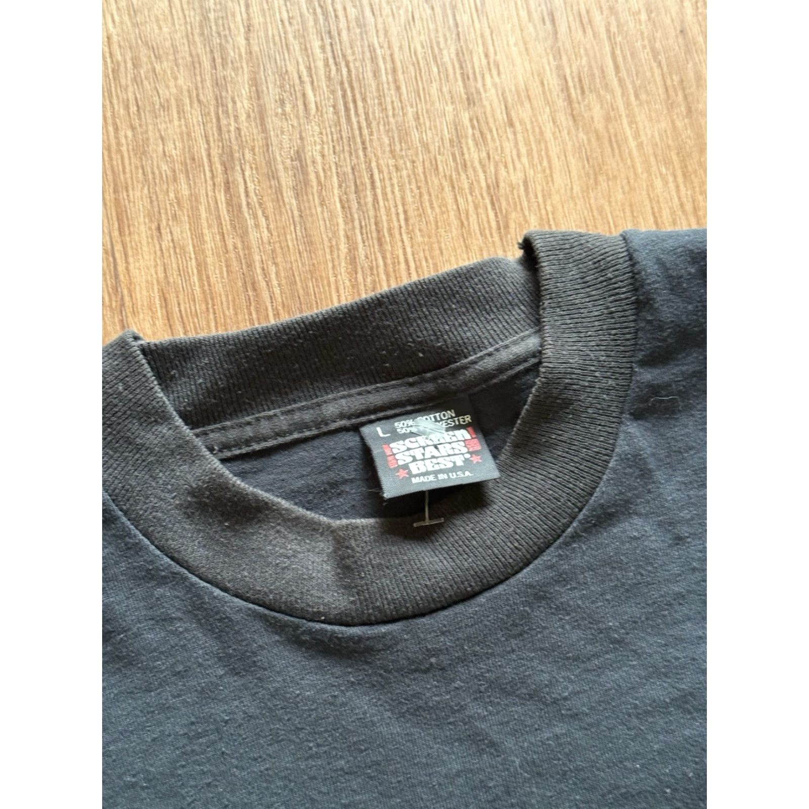 Fruit Of The Loom VINTAGE Song In My Soul Single Stitch Tshirt Christian Band Mens Large Black Stitch L Band Mens VINTAGE Size US L / EU 52-54 / 3 - 3 Thumbnail