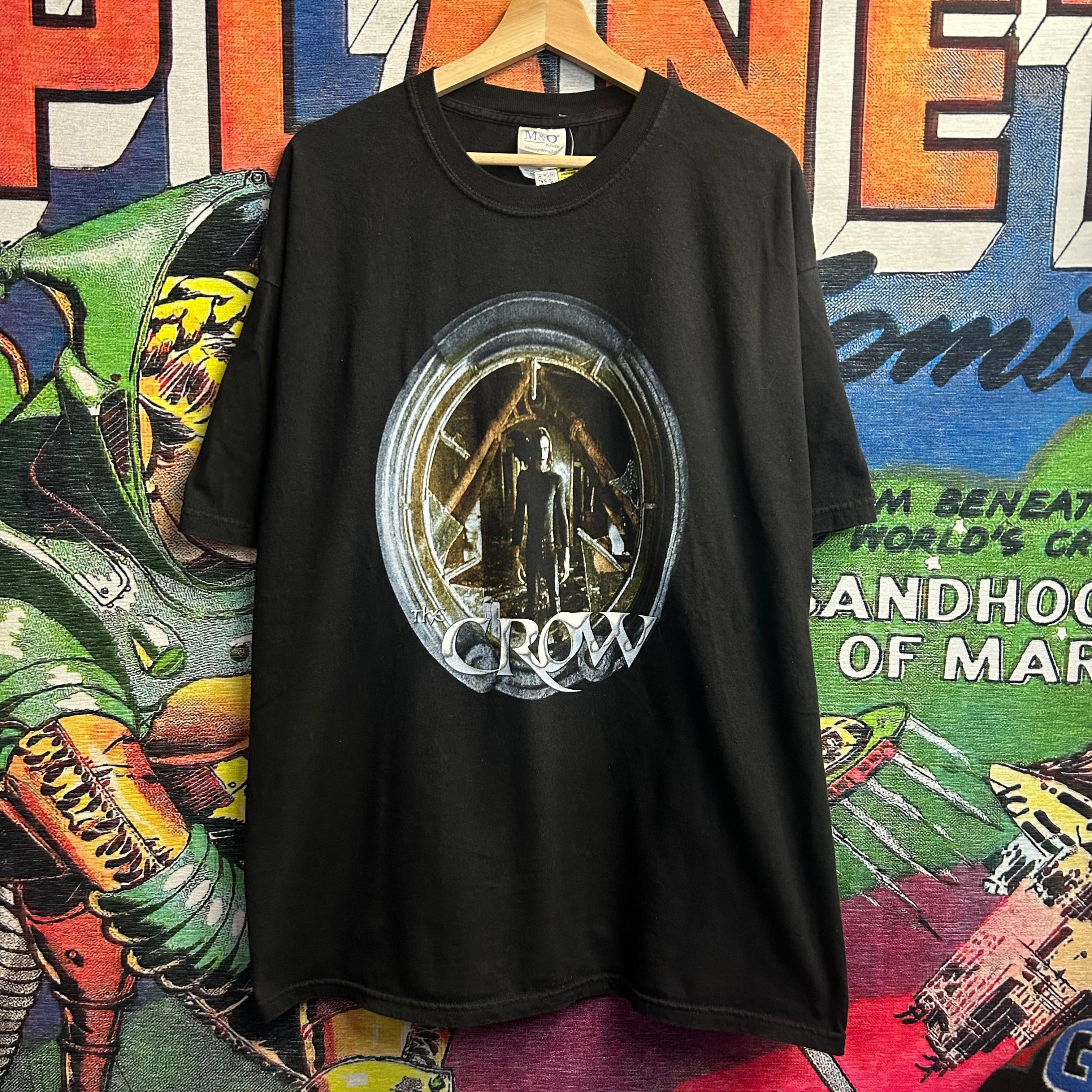 image of Movie x Vintage 90’S The Crow Tee Size 2Xl in Black, Men's