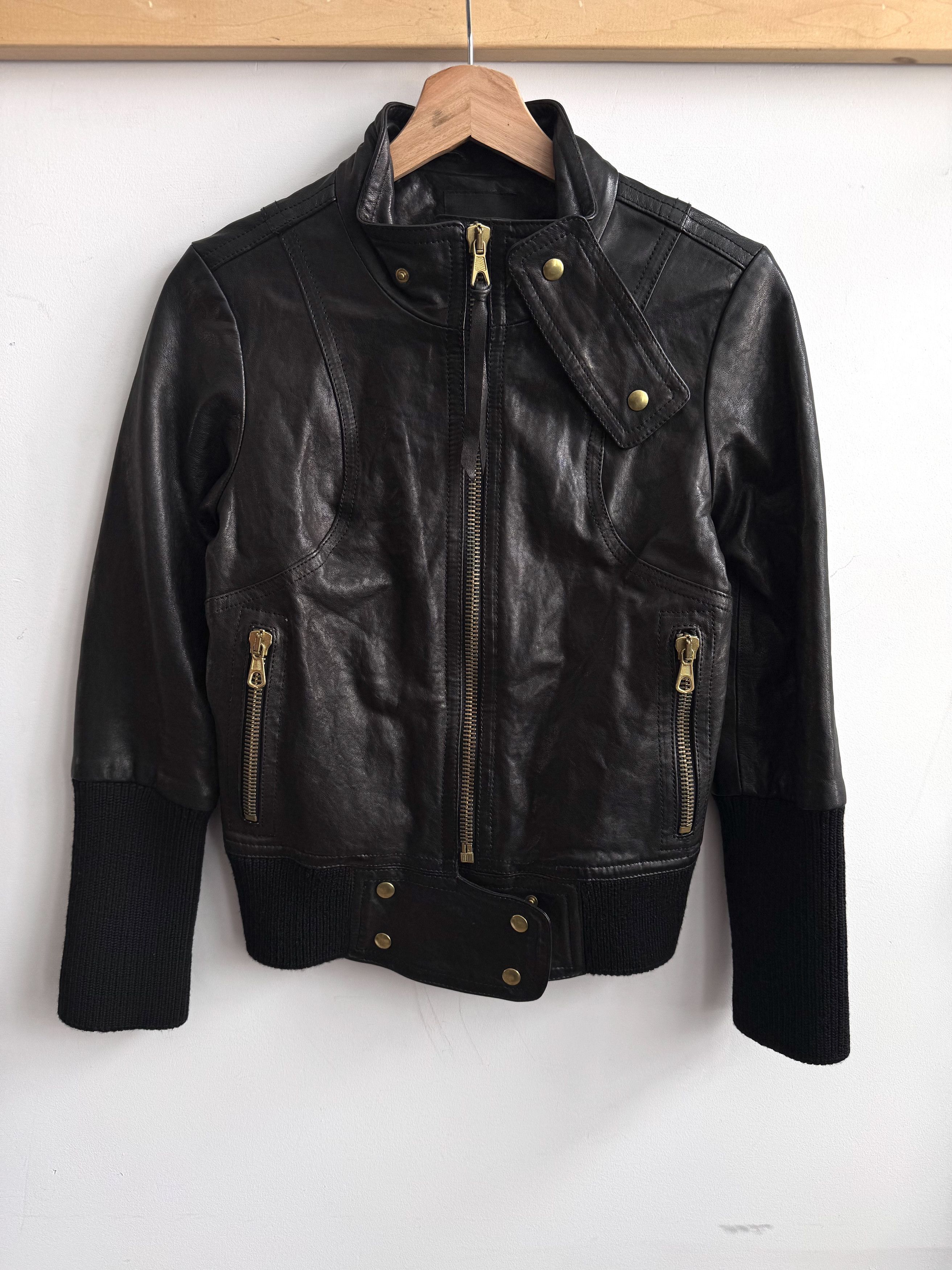SMYTHE Smythe Leather Jacket Size 6 Size M / US 6-8 / IT 42-44 - 1 Thumbnail