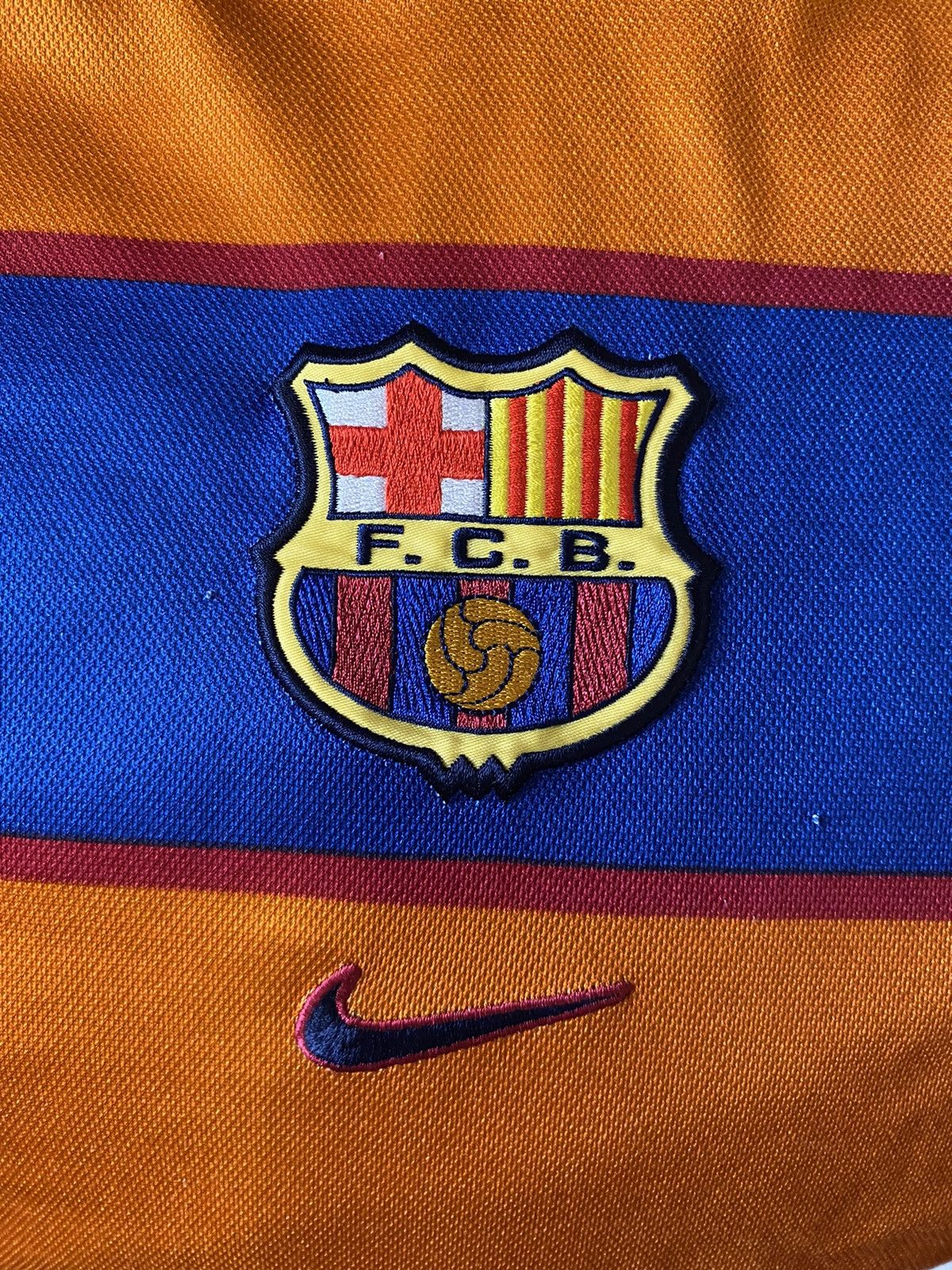 Nike Camiseta barsa temporada 99/00 3º Equipación. Vintage Size US L / EU 52-54 / 3 - 3 Thumbnail