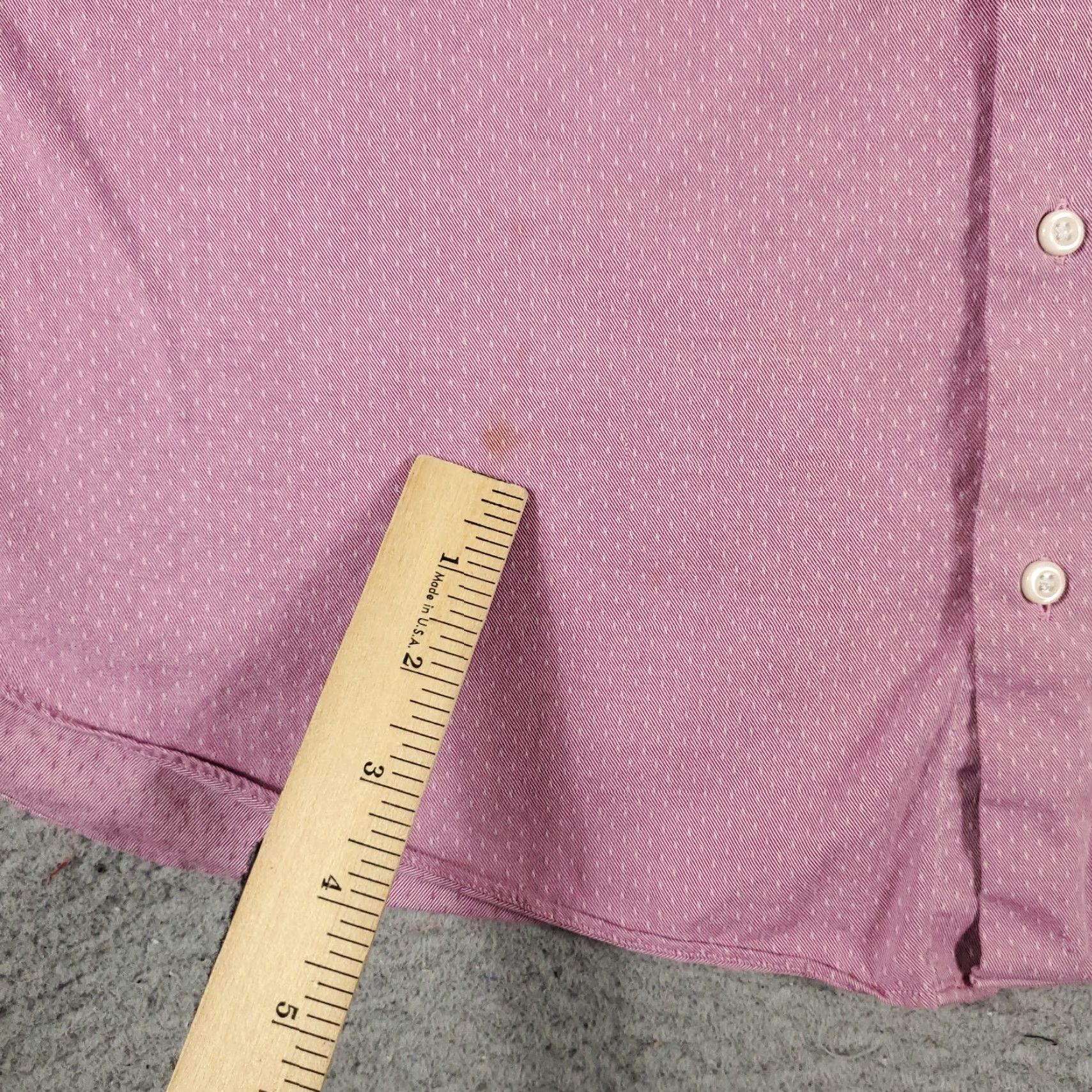 Ben Sherman VINTAGE Ben Sherman Shirt Mens Size 16 Purple Dress Button Up Long Sleeve Size 42R - 4 Thumbnail