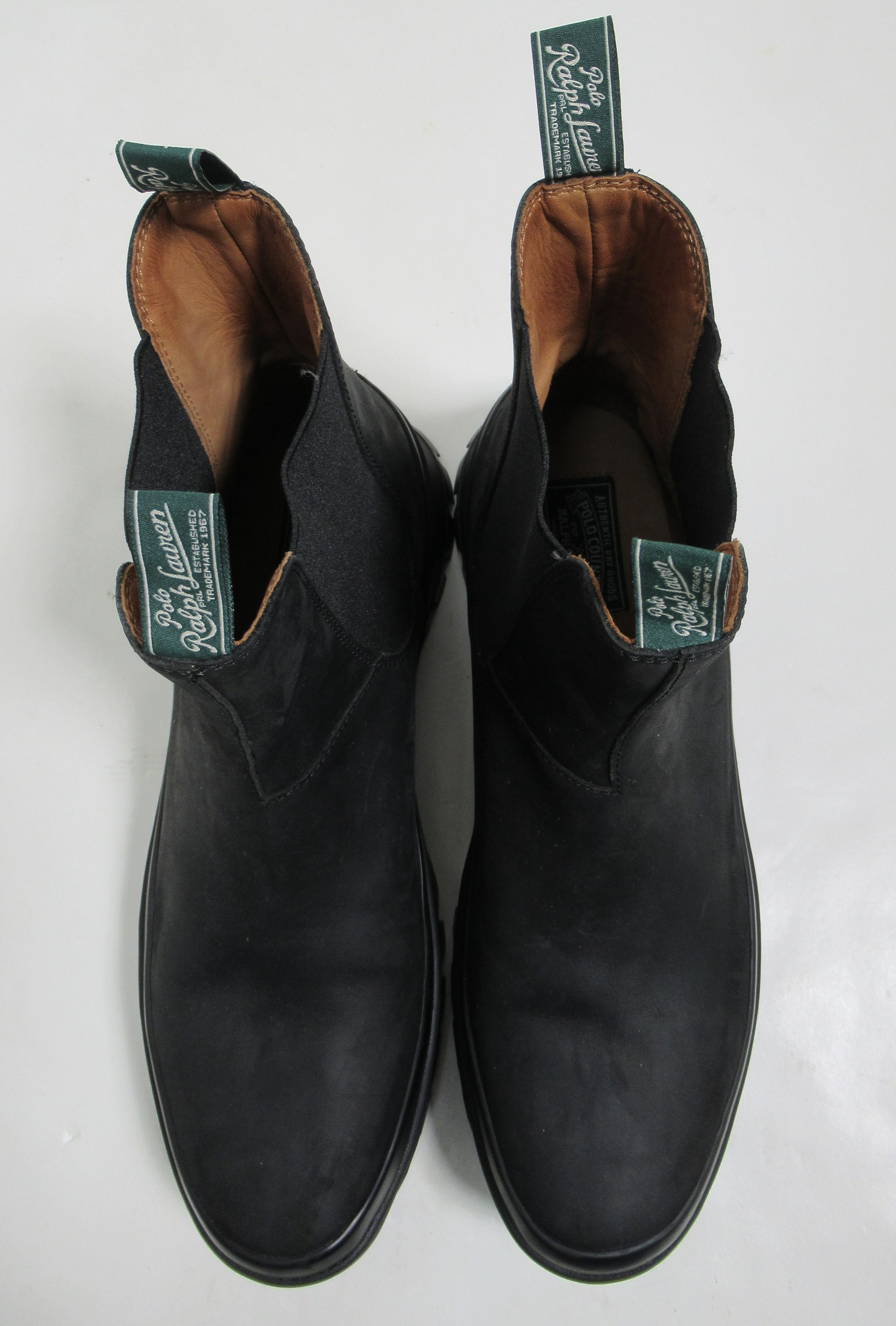 Polo Ralph Lauren Polo Ralph Lauren Unisex Logan Leather Chelsea Boot Black Size US 13 / EU 46 - 3 Thumbnail