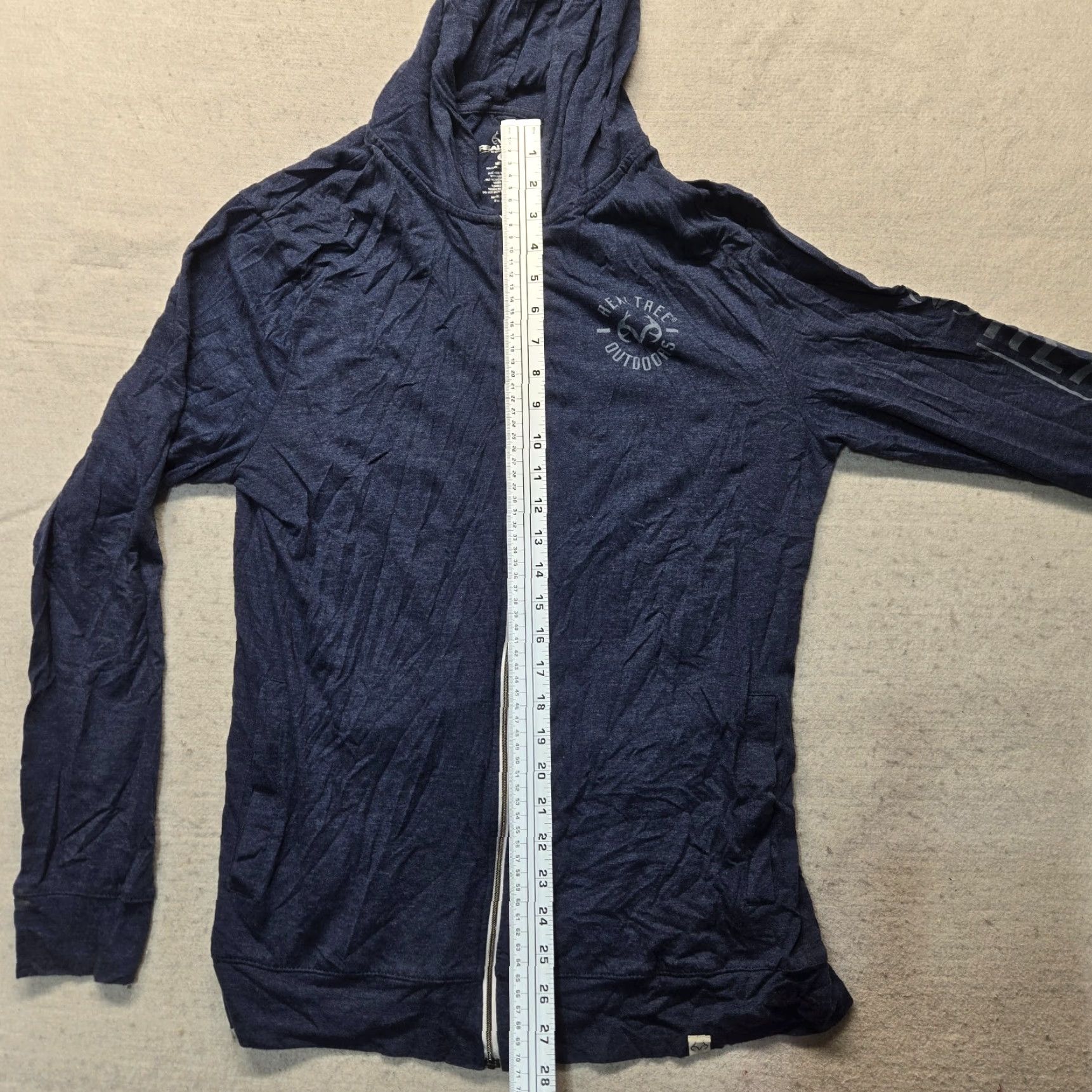 Realtree Realtree Hoodie Blue Graphic Full Zip Cotton Blend Men's L Large Sweater Fish Logo 90s Theme? Size US L / EU 52-54 / 3 - 7 Thumbnail