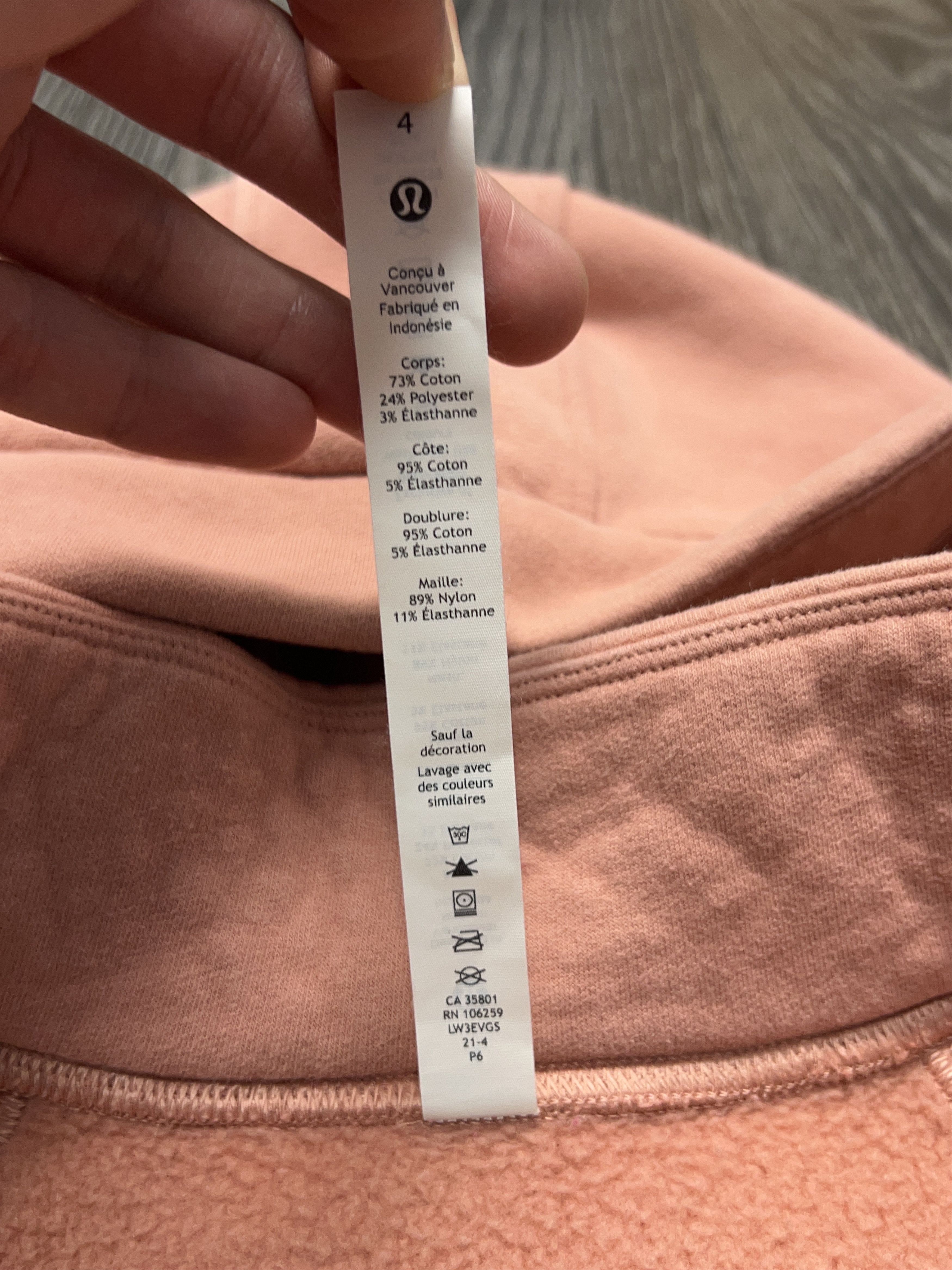 Lululemon Womens Radiant Jacket ZIp Sweater Hooded Sport Yoga Size 4 Size XS / US 0-2 / IT 36-38 - 10 Thumbnail