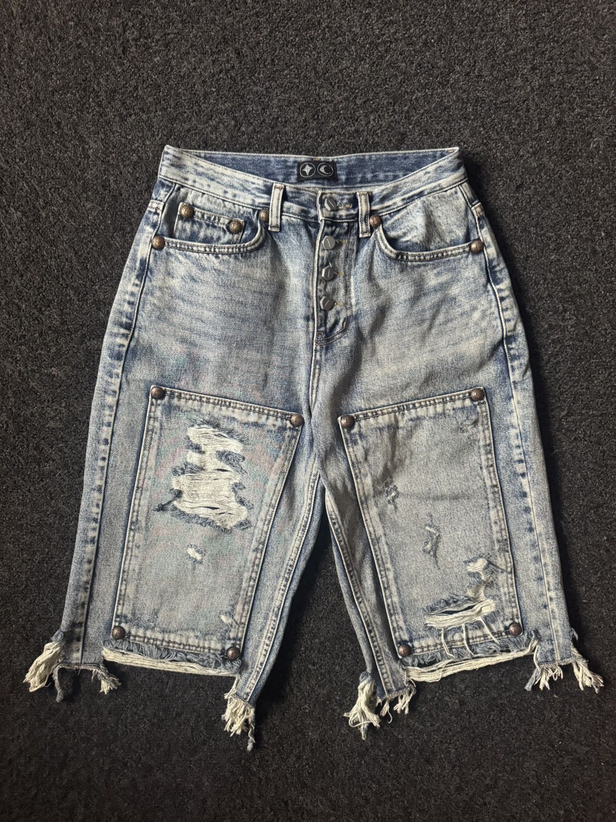Thug Club THUG CLUB DOUBLE KNEE DAMAGE JORTS | Grailed