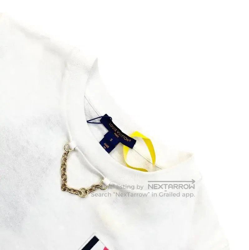 Louis Vuitton Louis Vuitton White Cotton Women's T. Size S / US 4 / IT 40 - 3 Thumbnail