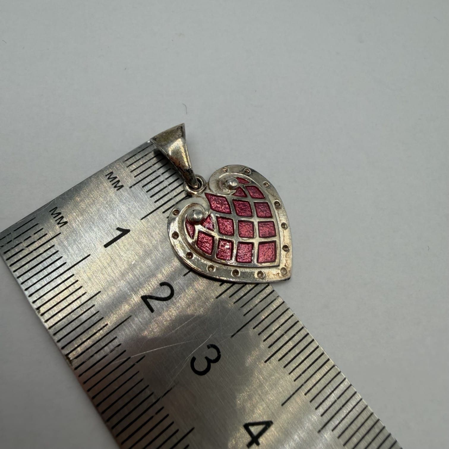 Sterling Silver vintage heart pendant crafted from genuine sterling silver Size ONE SIZE - 7 Thumbnail