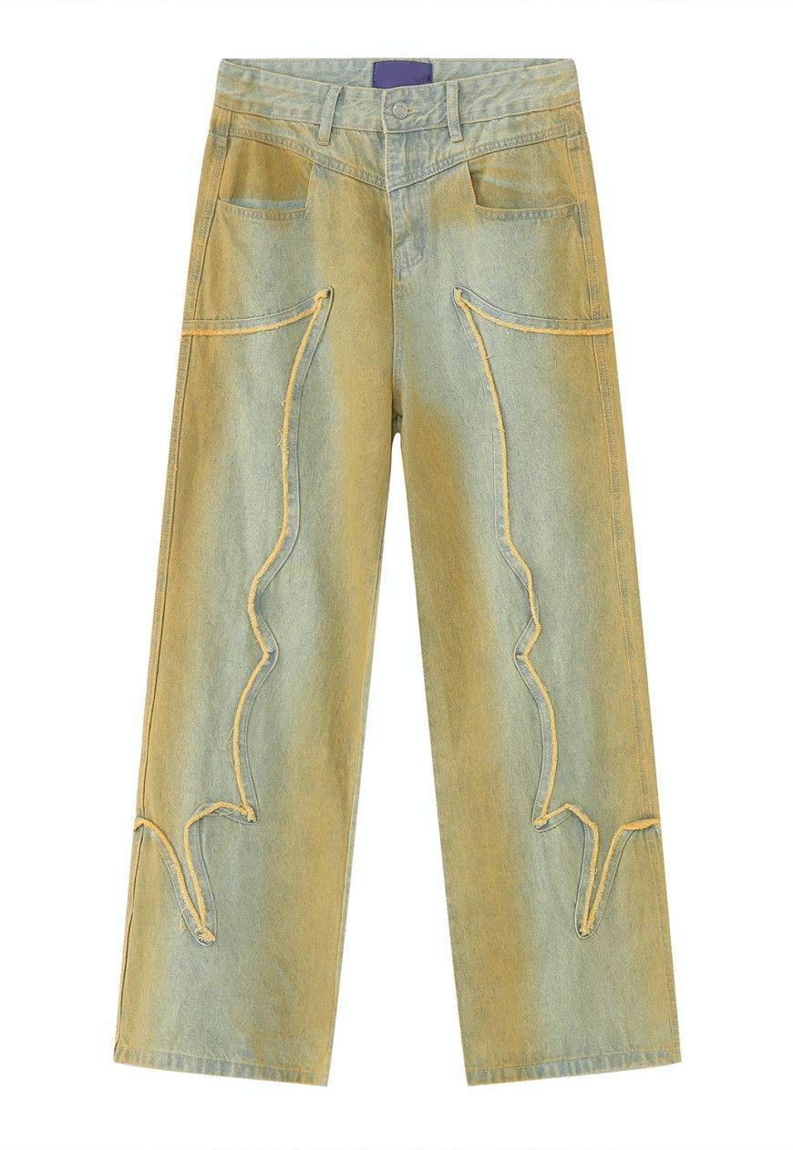 Other Unisex vintage distressed pop jeans Size US 30 / EU 46 - 5 Thumbnail