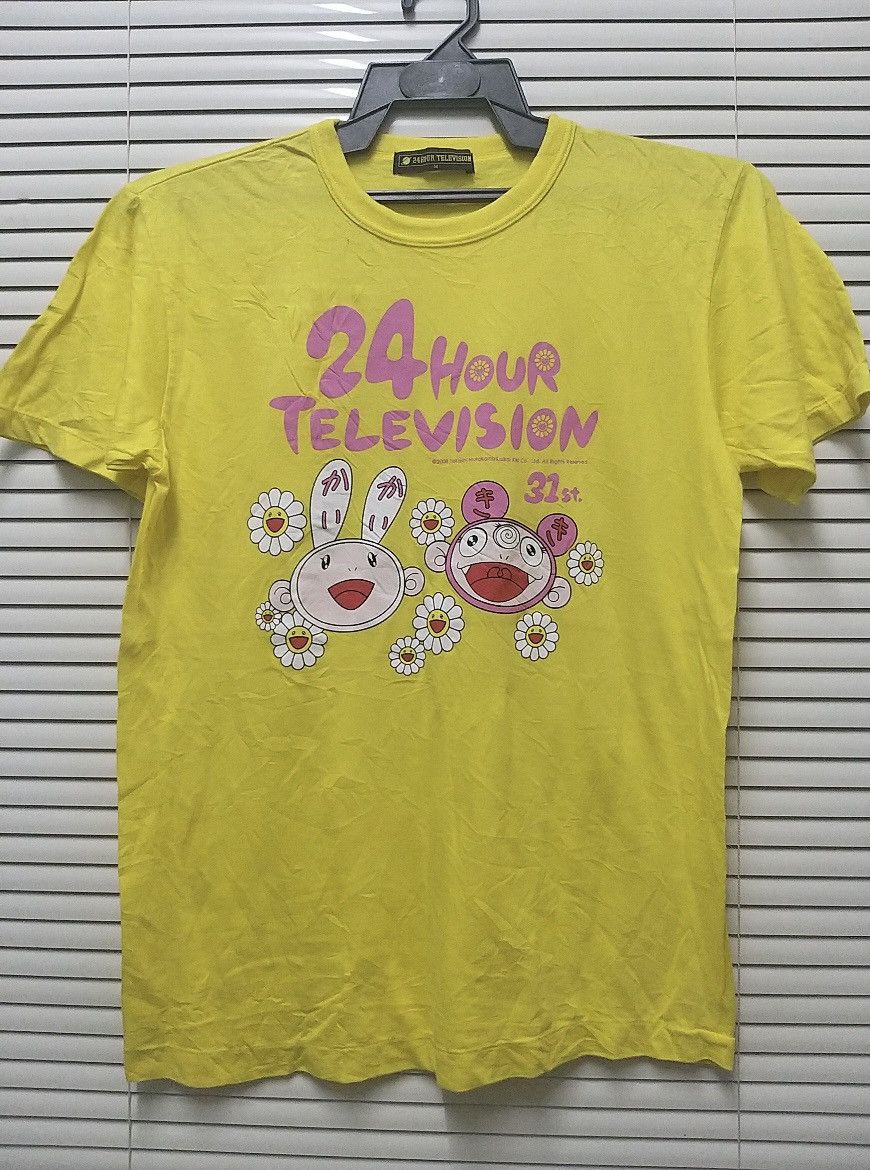 Takashi Murakami ARCHIVE JAPANESE 24HR TELEVISION x TAKASHI MURAKAMI T SHIRT Size US M / EU 48-50 / 2 - 1 Thumbnail