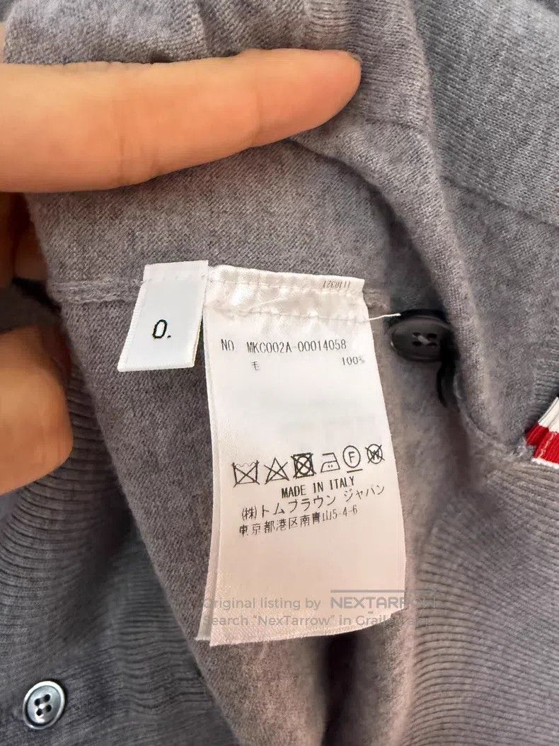 Thom Browne Thom Browne Spring and Autumn Sweater Gray Size US XS / EU 42 / 0 - 4 Thumbnail