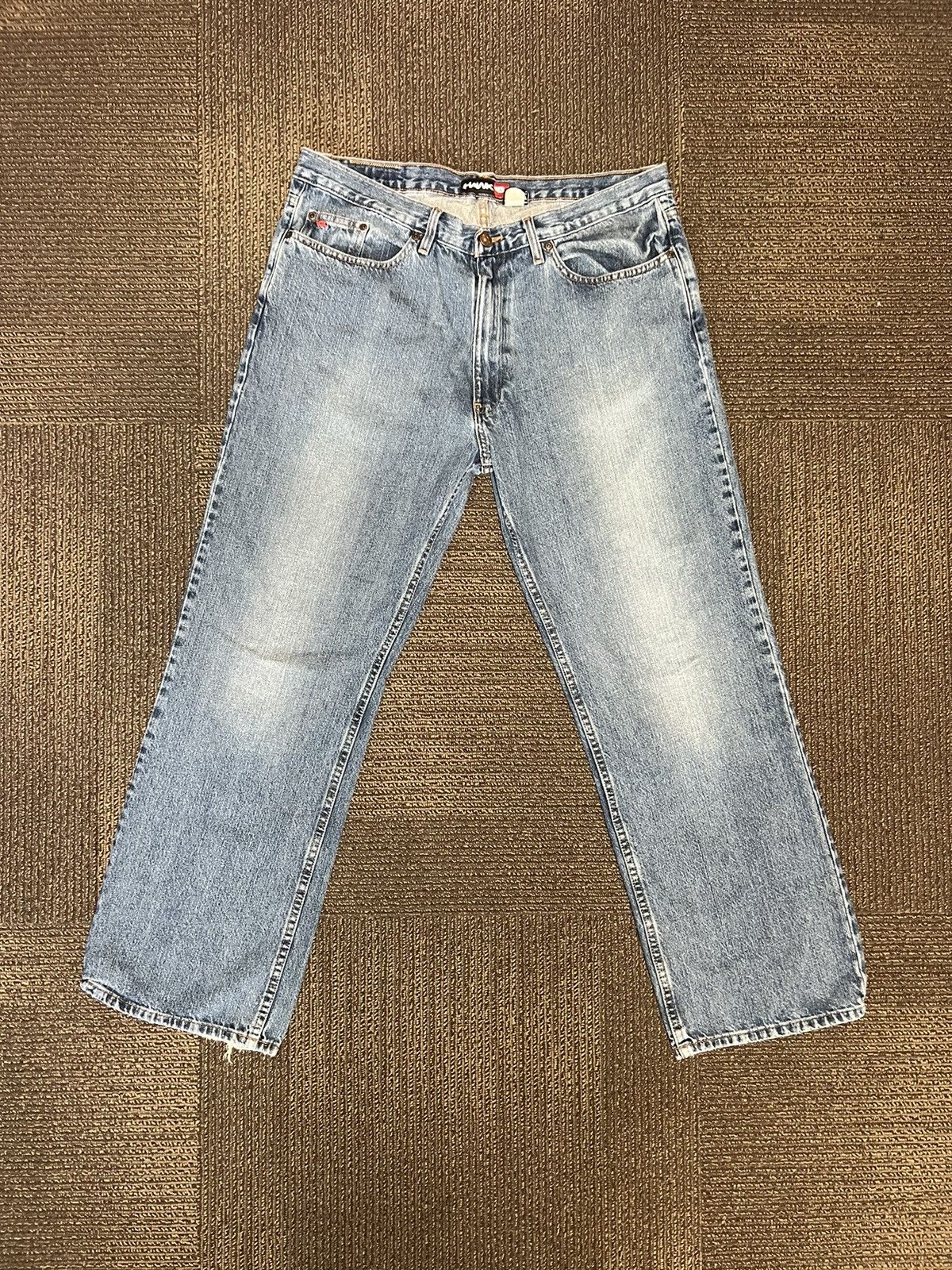 Tony Hawk × Vintage Crazy Vintage Y2K Baggy Grunge Tony Hawk Skater Jeans Size US 38 / EU 54 - 1 Thumbnail