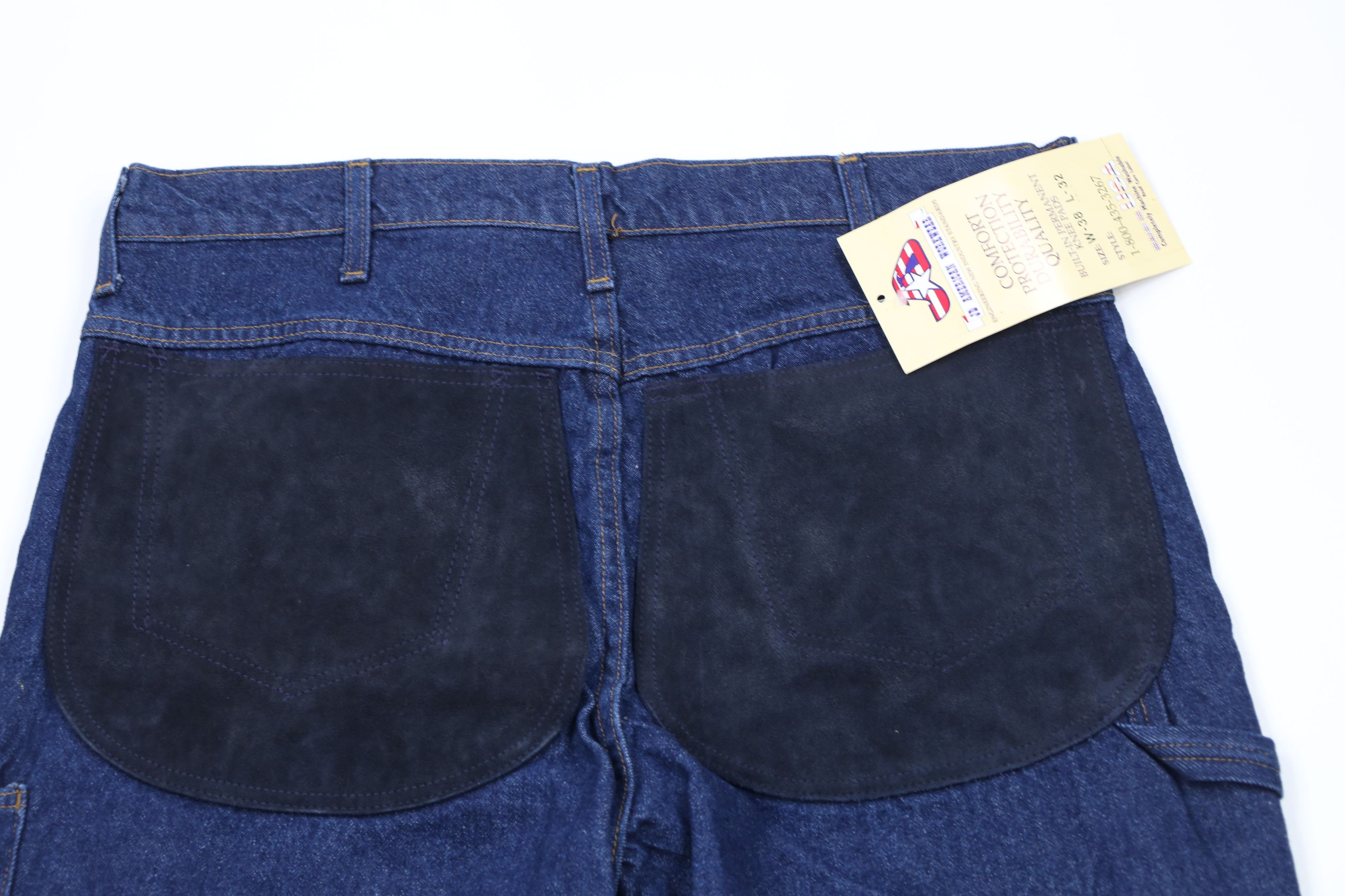 Vintage Deadstock Vintage 90s Union Made Double Knee Work Jeans USA Size US 38 / EU 54 - 11 Thumbnail