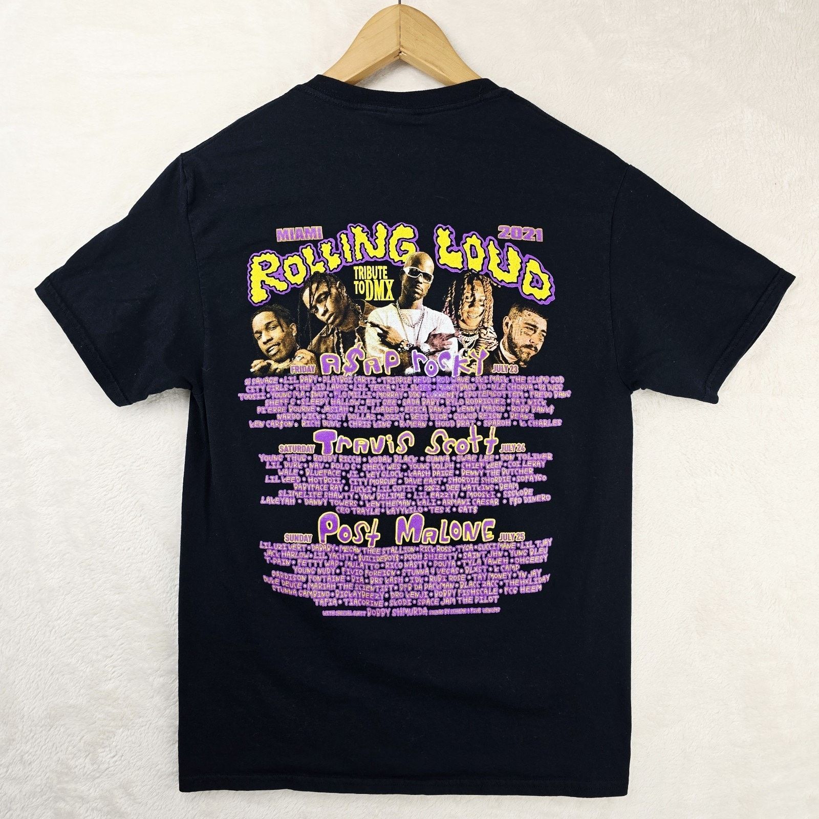 Fruit Of The Loom Rolling Loud 2021 Miami Shirt Small Travis Scott ASAP Rocky Size US S / EU 44-46 / 1 - 4 Thumbnail