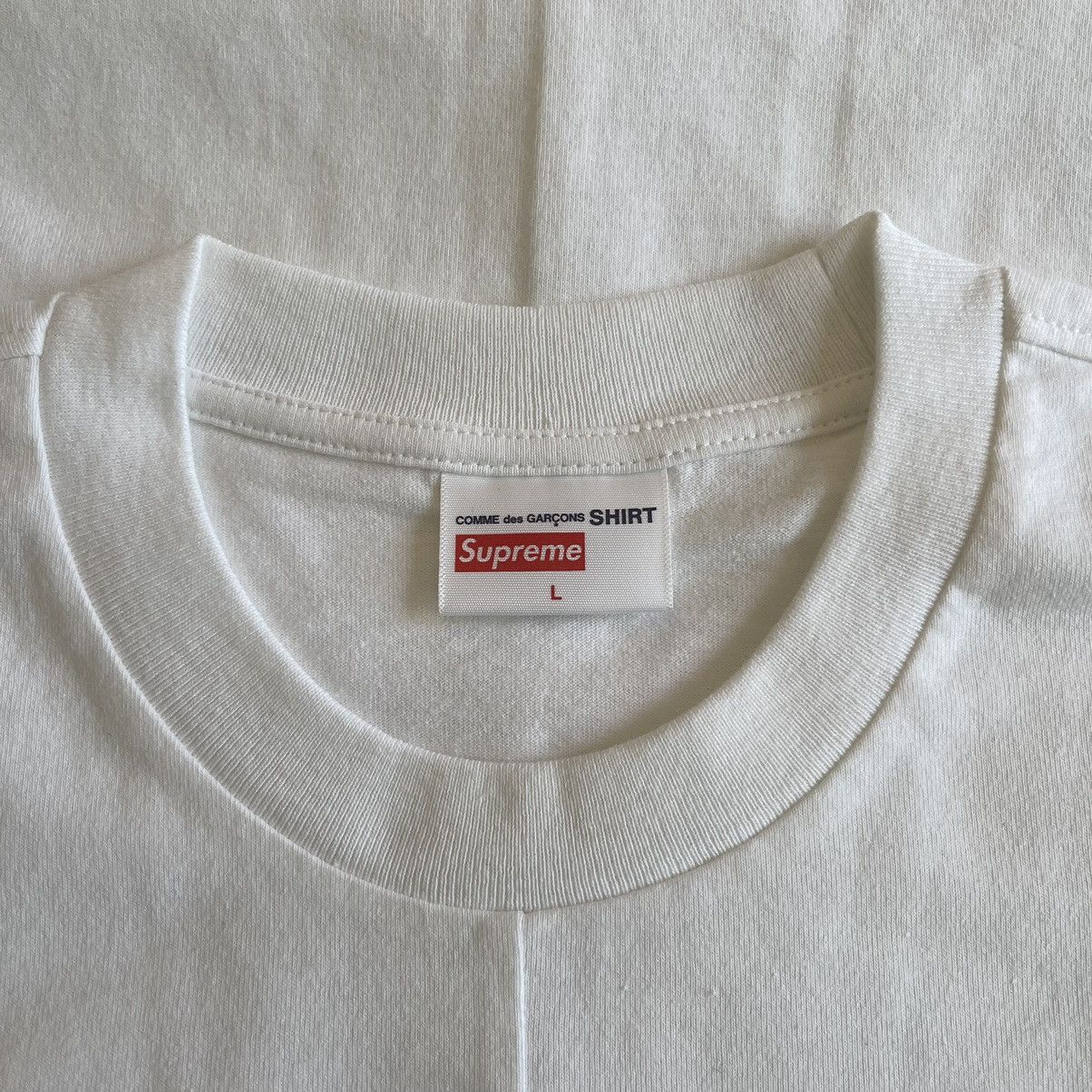 Comme des Garcons SHIRT × Supreme FW2018 Split Box Logo T-Shirt Size US L / EU 52-54 / 3 - 5 Thumbnail
