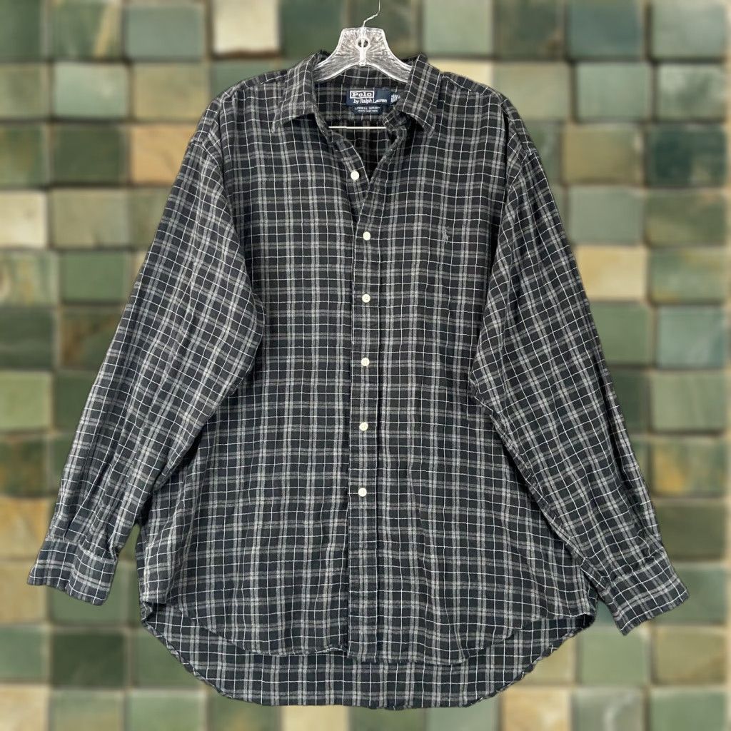 Polo Ralph Lauren Polo Ralph Lauren Men's L Long Sleeve Plaid Button-Up Shirt Multicolor Size US L / EU 52-54 / 3 - 1 Thumbnail