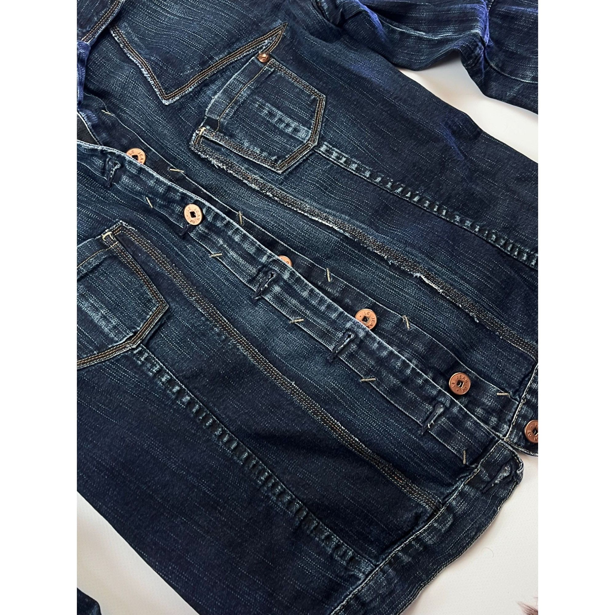 Marithe + Francois Girbaud × Vintage Marithe Francois Girbaud Womens Denim Jacket Size M / US 6-8 / IT 42-44 - 4 Thumbnail