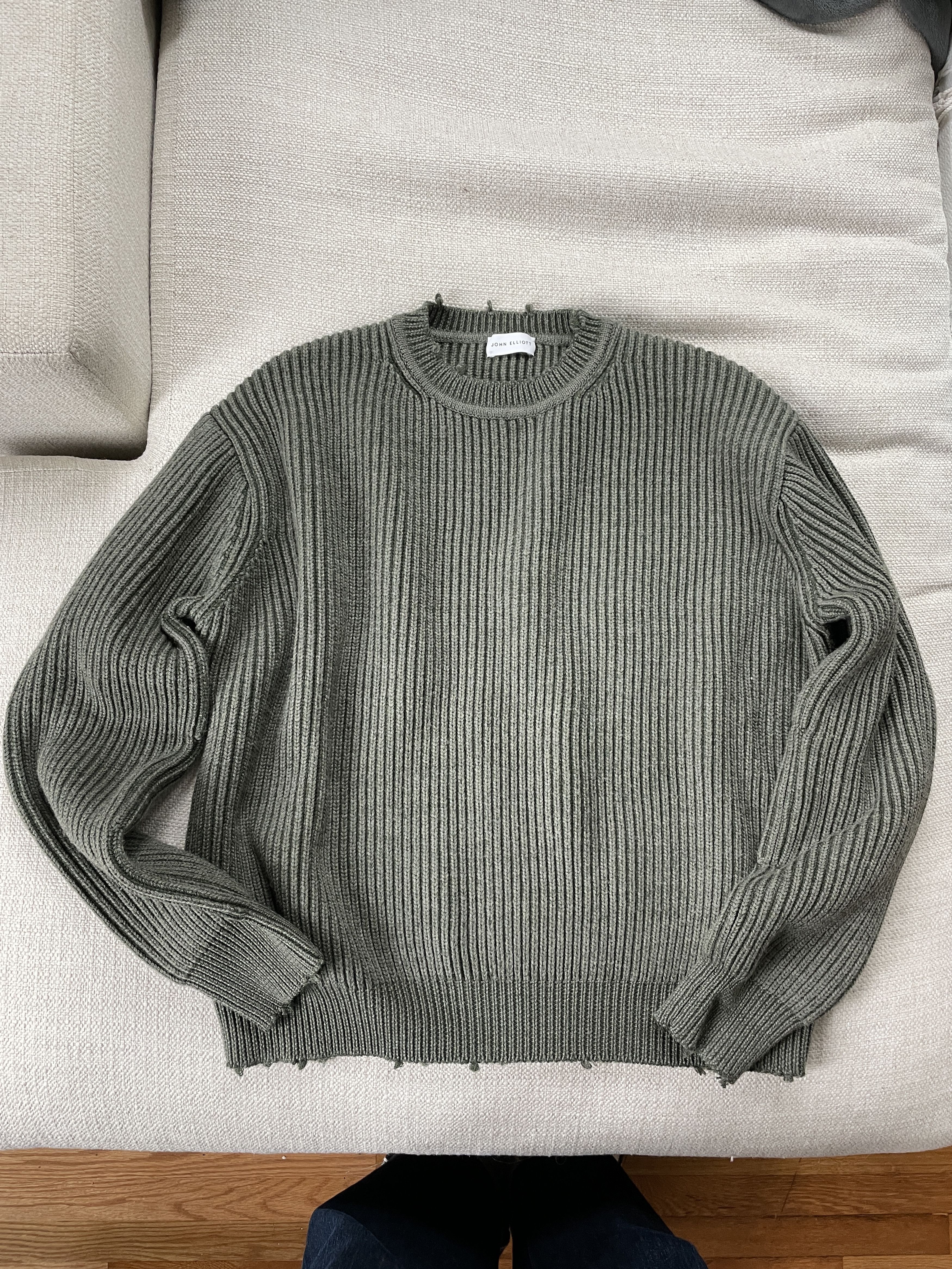 John Elliott Structure wool knit sweater Size US L / EU 52-54 / 3 - 1 Thumbnail