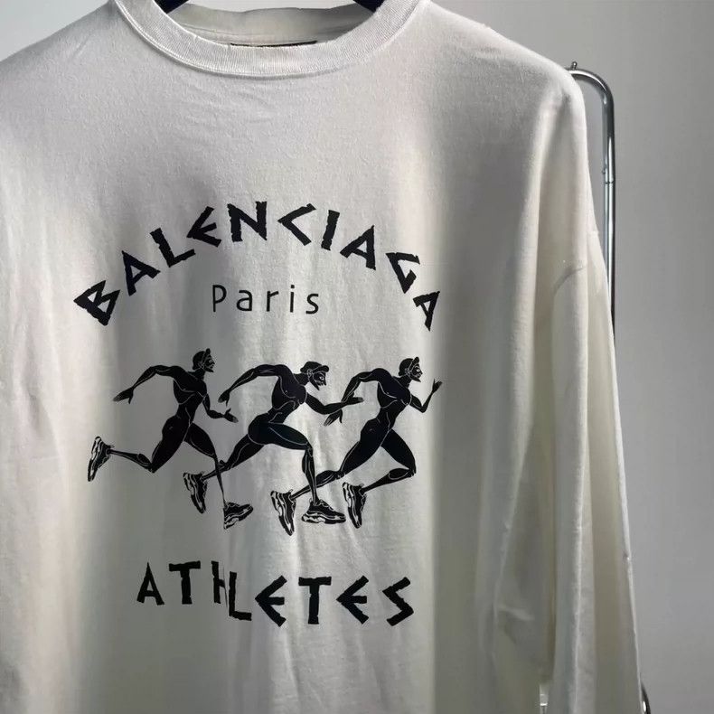 Balenciaga Balenciaga Marathon Long Sleeve Sweater Size US XS / EU 42 / 0 - 5 Thumbnail