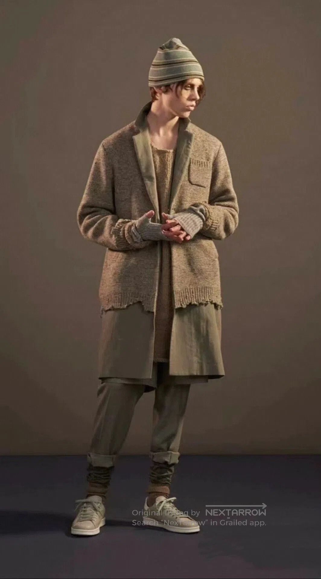 Undercover Long Alpaca Wool Sweater.
