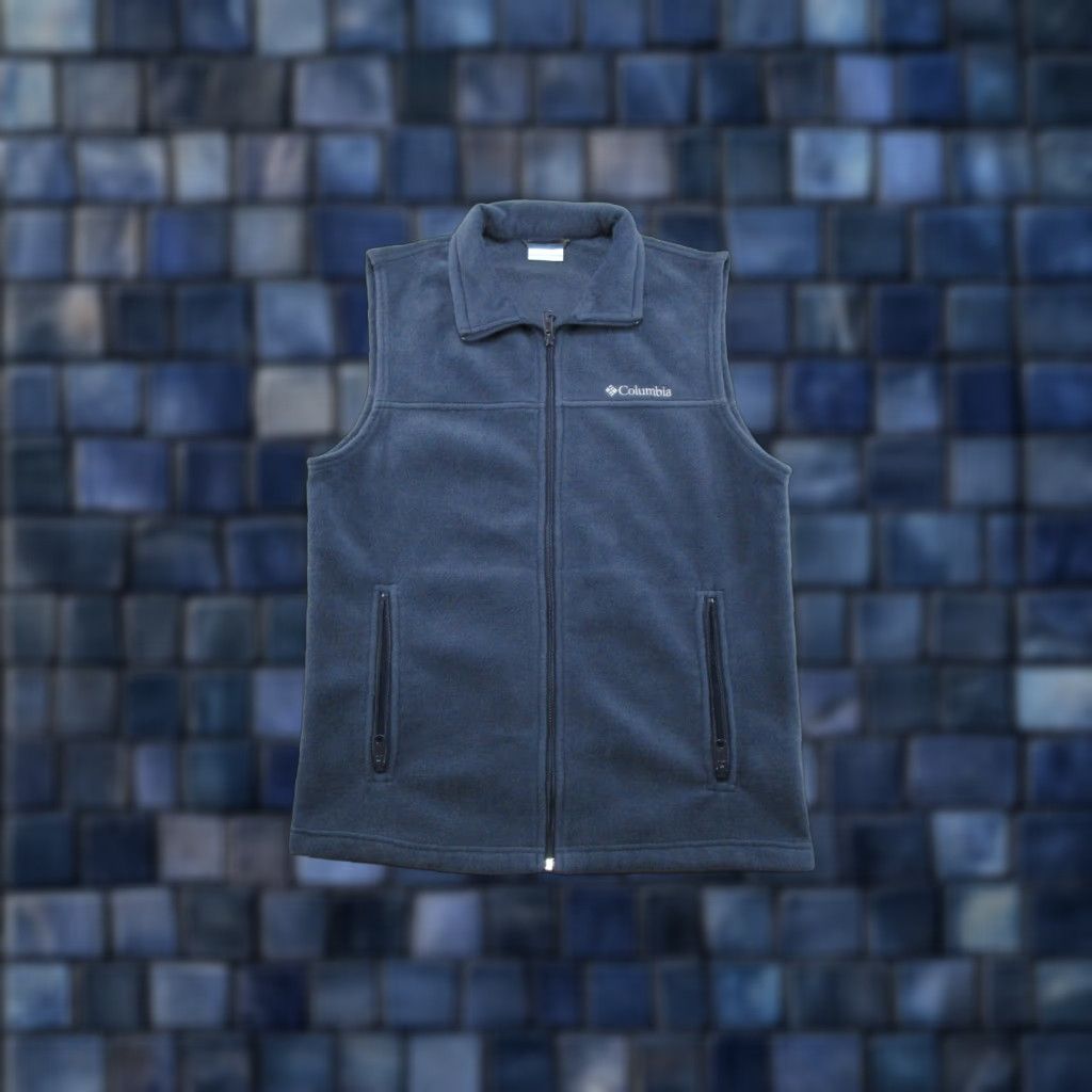 Vintage Columbia Vest Navy Blue Fleece Full Zip Size S Regular Size US S / EU 44-46 / 1 - 1 Thumbnail