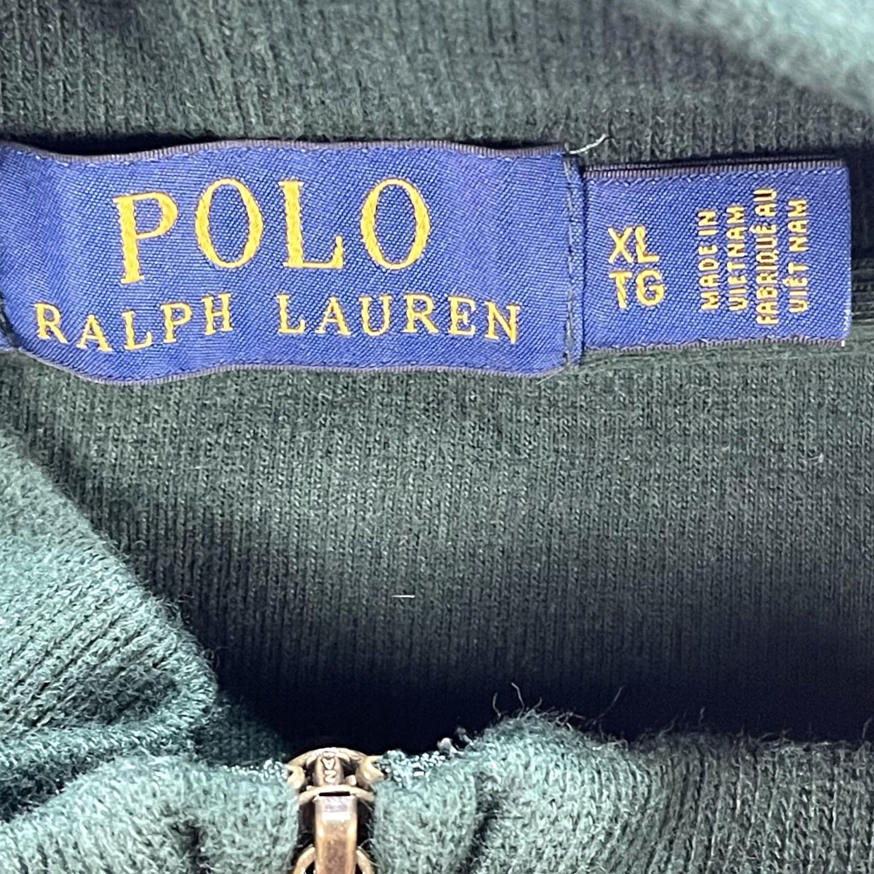 Polo Ralph Lauren Polo Ralph Lauren Sweater Mens XL Pullover Mock Neck Half Zip Green 1/4 Zip Knit Classic Polo Pony Logo Mock Neck Pullover Sweater Size US XL / EU 56 / 4 - 5 Thumbnail