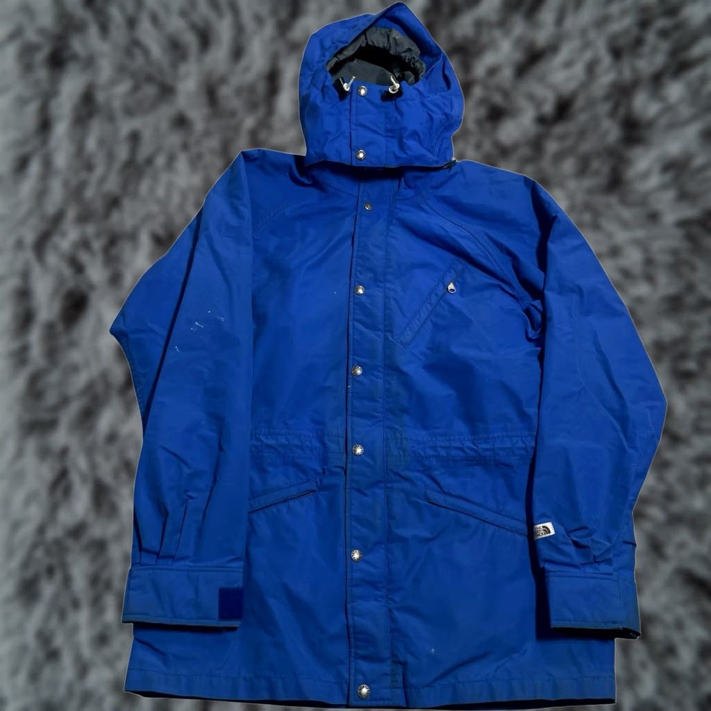 The North Face VINTAGE The North Face Gore-Tex Hoodie Windbreaker Jacket Zip Blue L Mens Womens Unisex Adults Fall Spring Water Resistant USA Mountain Light 70s 80s Size US L / EU 52-54 / 3 - 1 Thumbnail