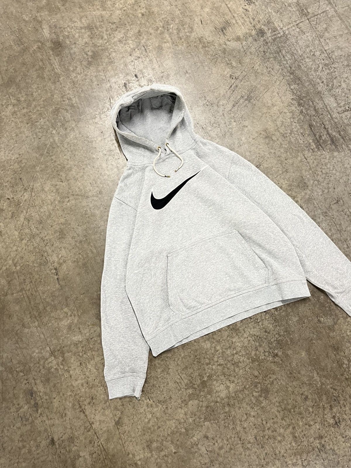 Nike × Vintage Nike y2k big swoosh center swoosh hoodie skater hype rare Size US L / EU 52-54 / 3 - 4 Thumbnail