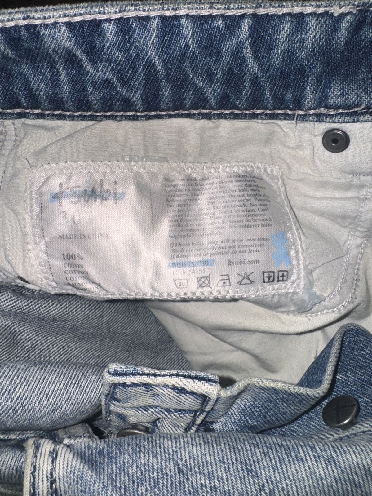 Ksubi Ksubi Distressed Extra Baggy Denim Size US 30 / EU 46 - 5 Thumbnail