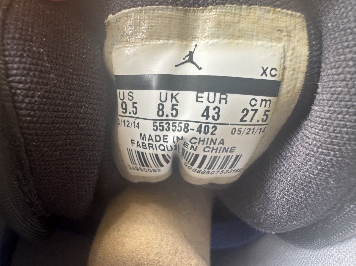 Jordan Brand 9.5 Air Jordan 1 Retro Low Sport Blue Black Royal Size US 9.5 / EU 42-43 - 7 Thumbnail